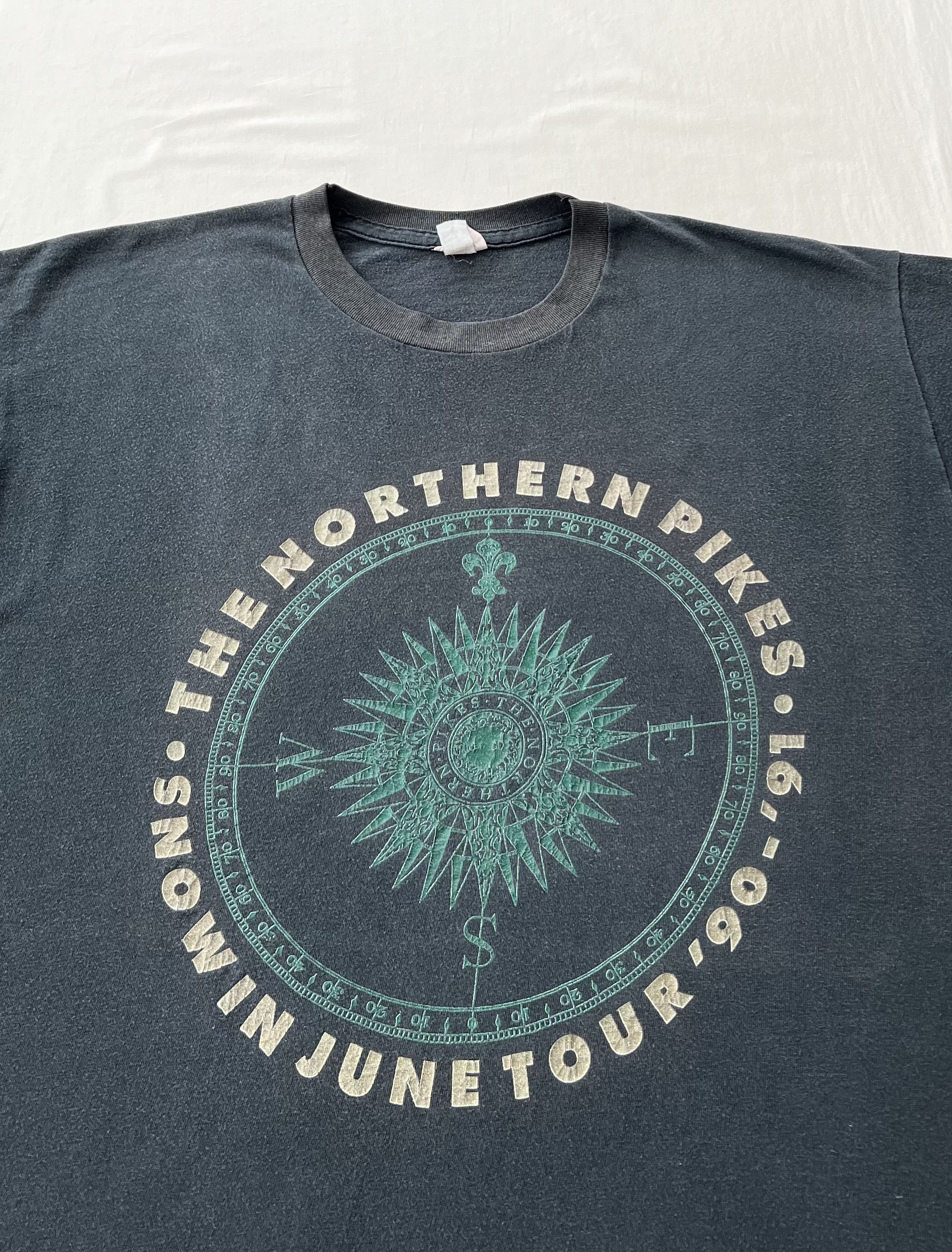 Band Tees Vintage 1990 The Northern Pikes Snow in June Tour T-shirt Size US XL / EU 56 / 4 - 3 Thumbnail