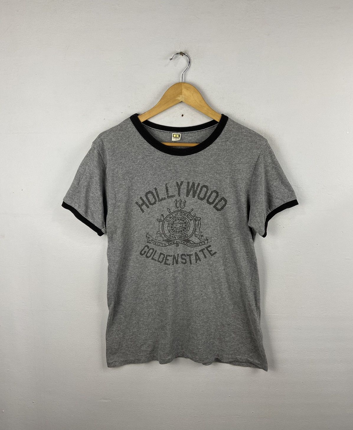 Other × Russell Athletic × Vintage ❤️SEND OFFER ❤️ 60s REPRO RUSSELL HOLLYWOOD GOLDEN STATE Size US L / EU 52-54 / 3 - 1 Thumbnail