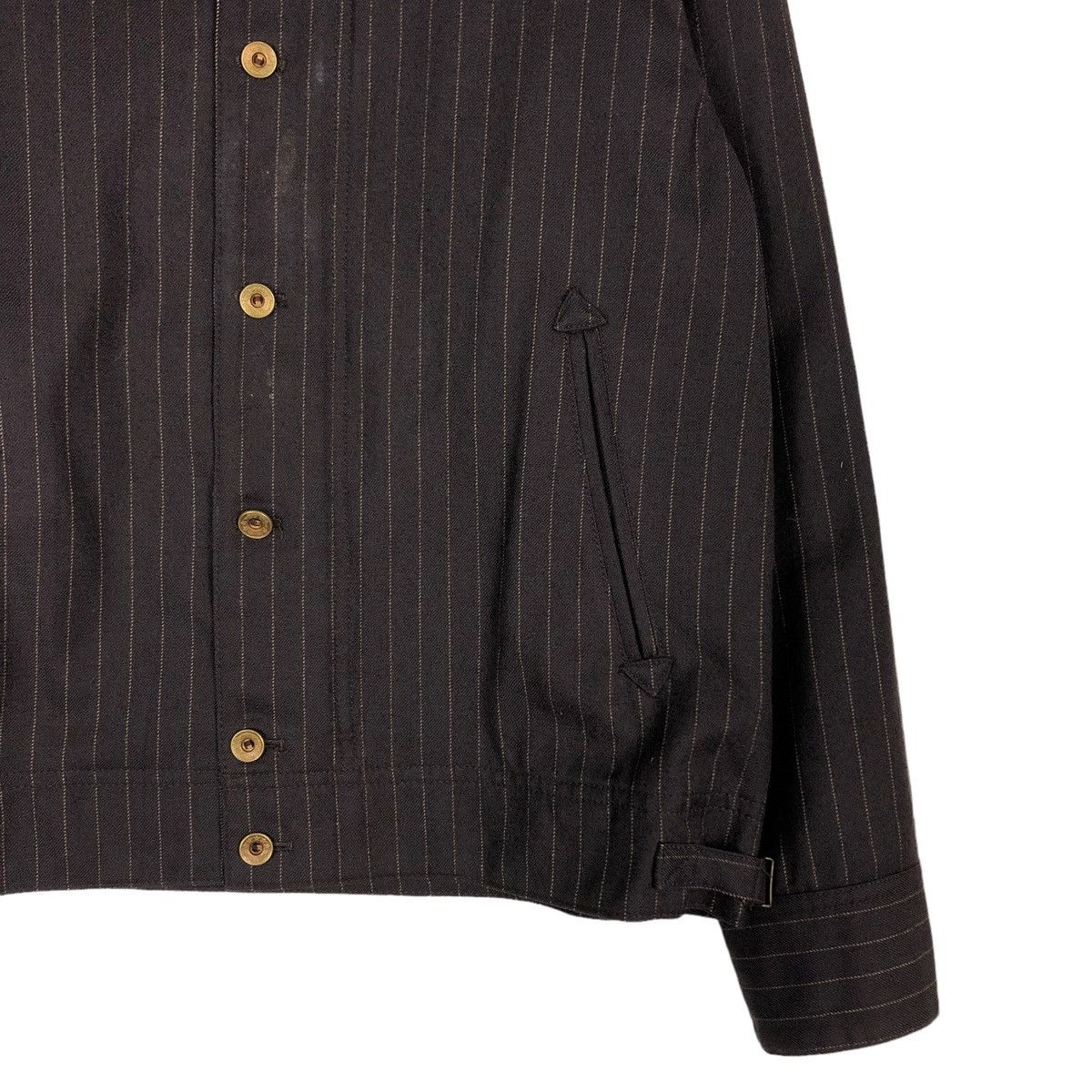 Japanese Brand 🔥VINTAGE BIKER JACKET JOURNAL STANDARD TARTAN DESIGN LINING Size US M / EU 48-50 / 2 - 6 Thumbnail