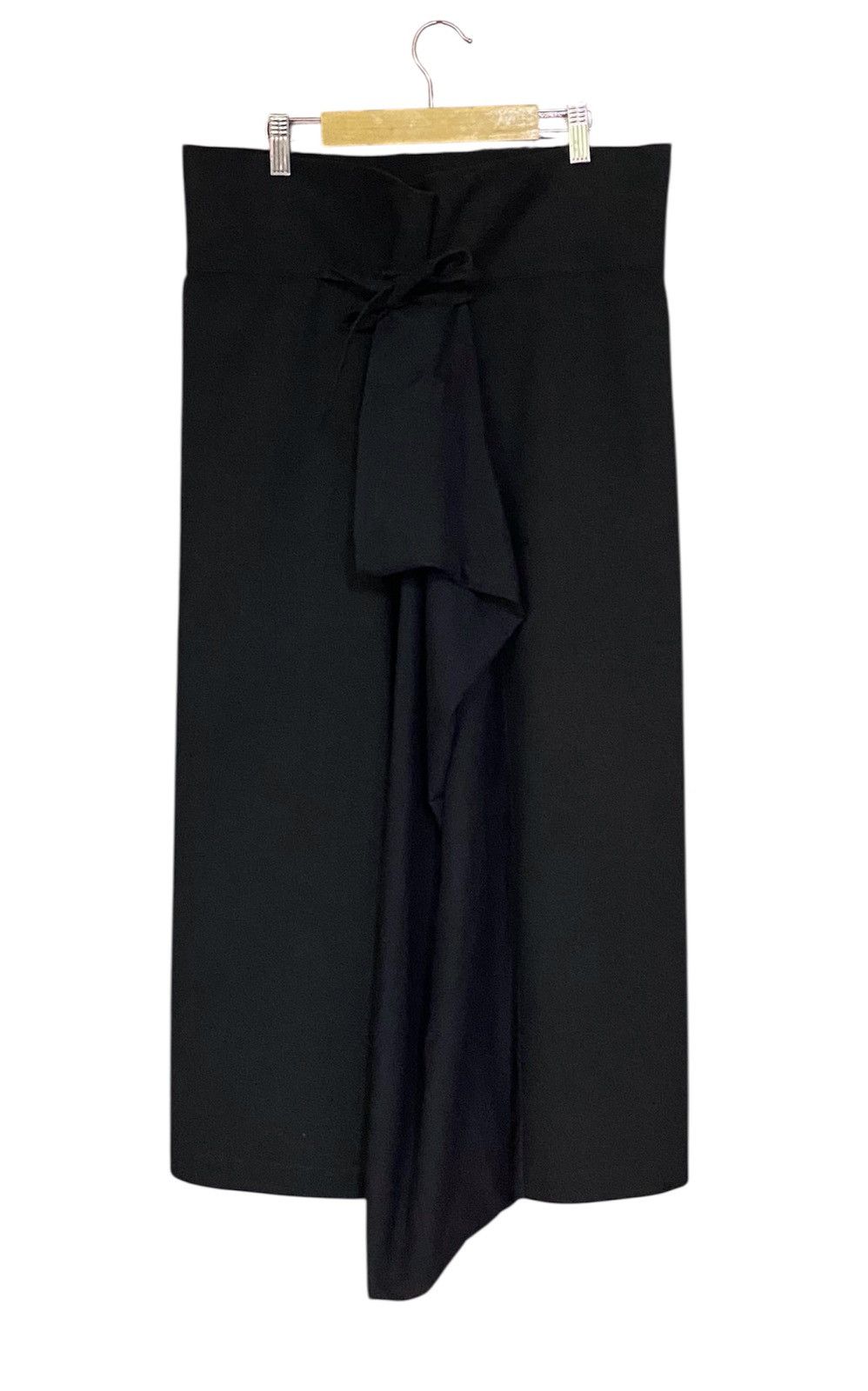 Comme des Garcons × Tricot Comme des Garcons × Vintage Tricot Comme Des Garçons AD1998 Cotton Midi Wrap Skirts Size 30" / US 8 / IT 44 - 1 Thumbnail