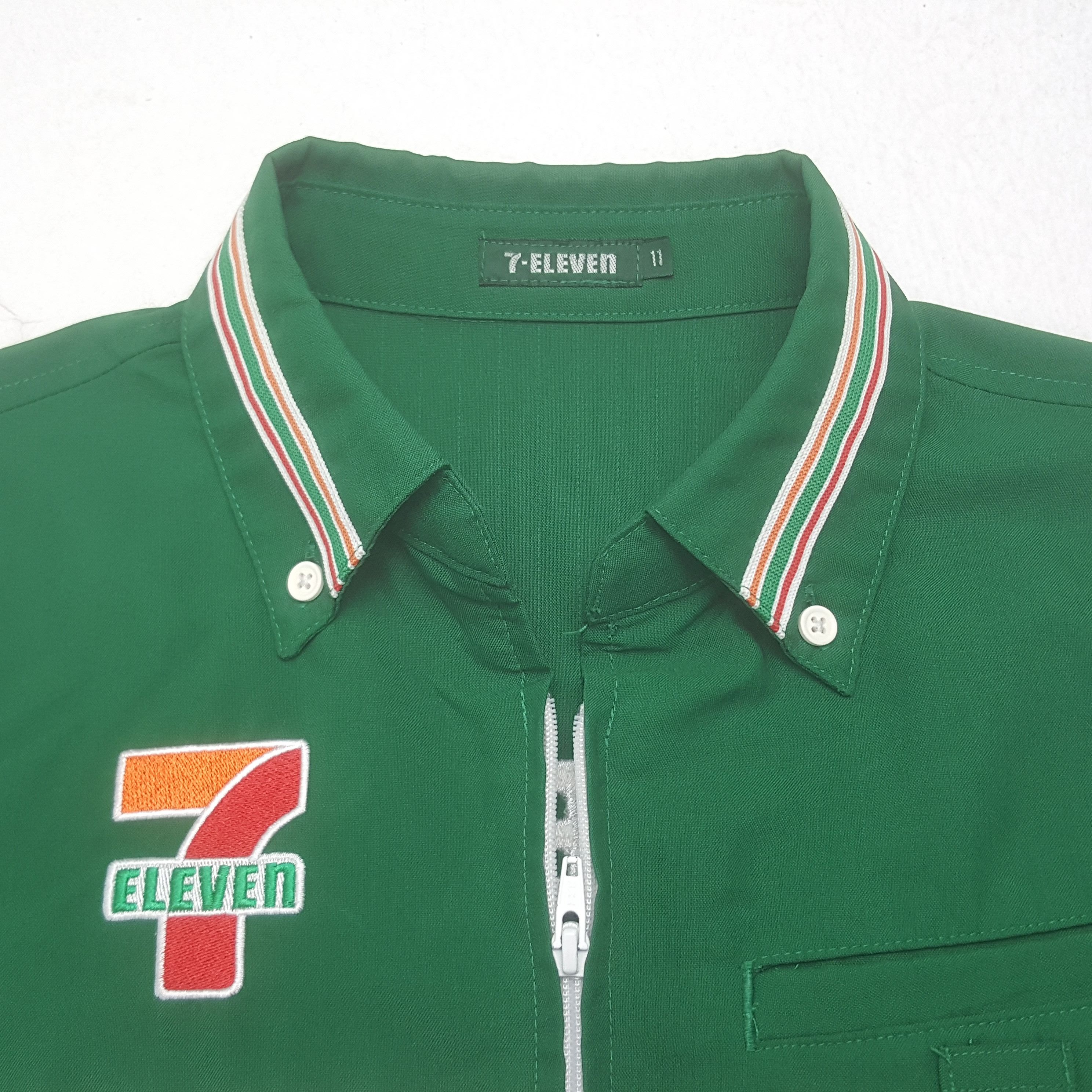 Japanese Brand × Vintage Vintage 7 Eleven Worker Embroidery Logo Jacket Size US S / EU 44-46 / 1 - 5 Thumbnail