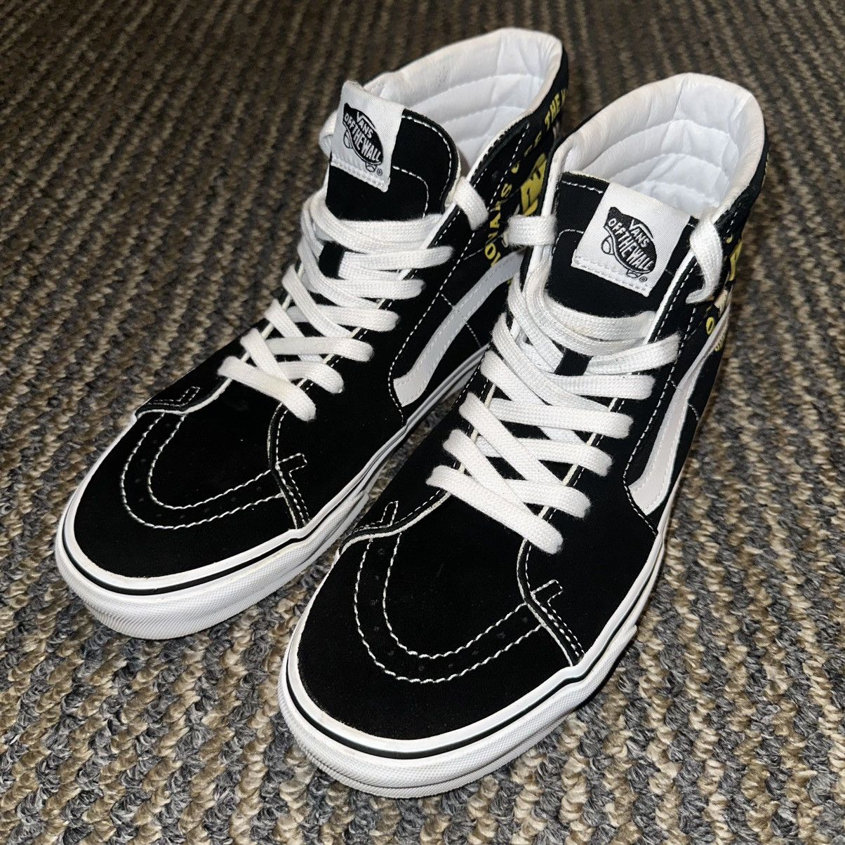 Vans × Zumiez Vans Sk8-Hi Better Day Black & White Skate Shoes Size US 10.5 / EU 43-44 - 2 Thumbnail
