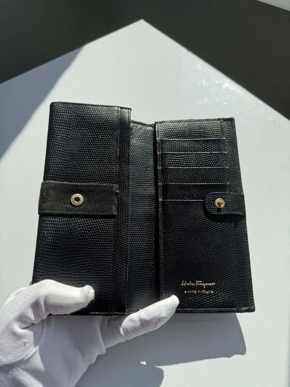 Salvatore Ferragamo Salvatore Ferragamo Wallet Leather Vintage Size ONE SIZE - 3 Thumbnail