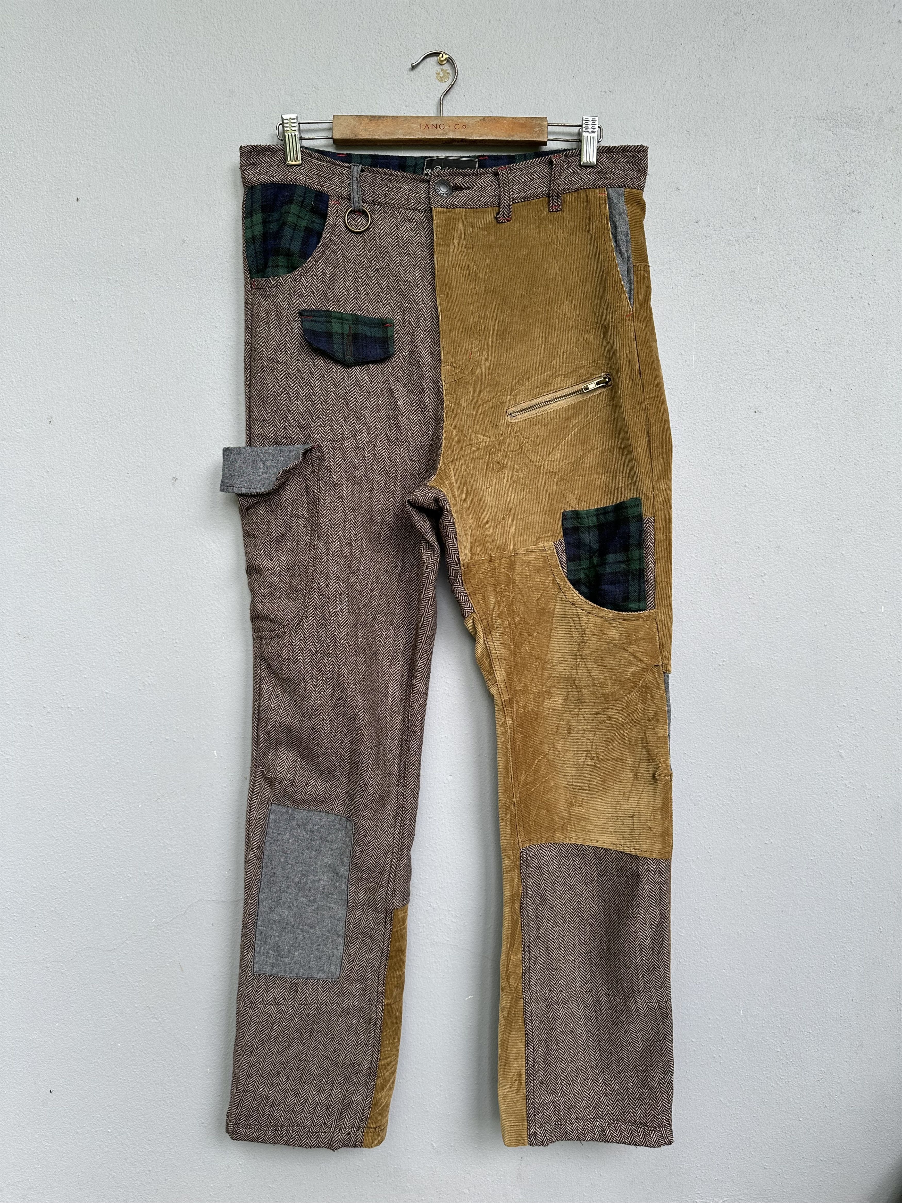 Kapital Brth Breath Reconstructed Hybrid Reworked Patchwork Pant Size US 34 / EU 50 - 2 Thumbnail