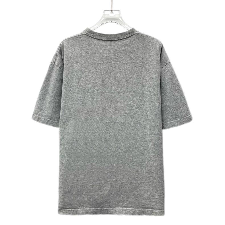 Balenciaga Balenciaga Grey monogrammed cotton crewneck short-sleeve T Size US S / EU 44-46 / 1 - 2 Thumbnail