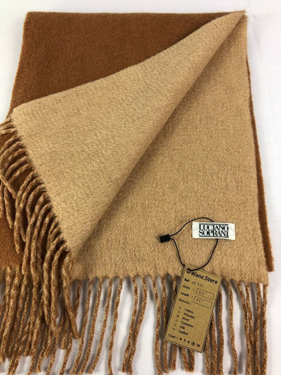 Vintage Luciano Soprani Scarf / Muffler / Neckwear FS210 Size ONE SIZE - 6 Thumbnail