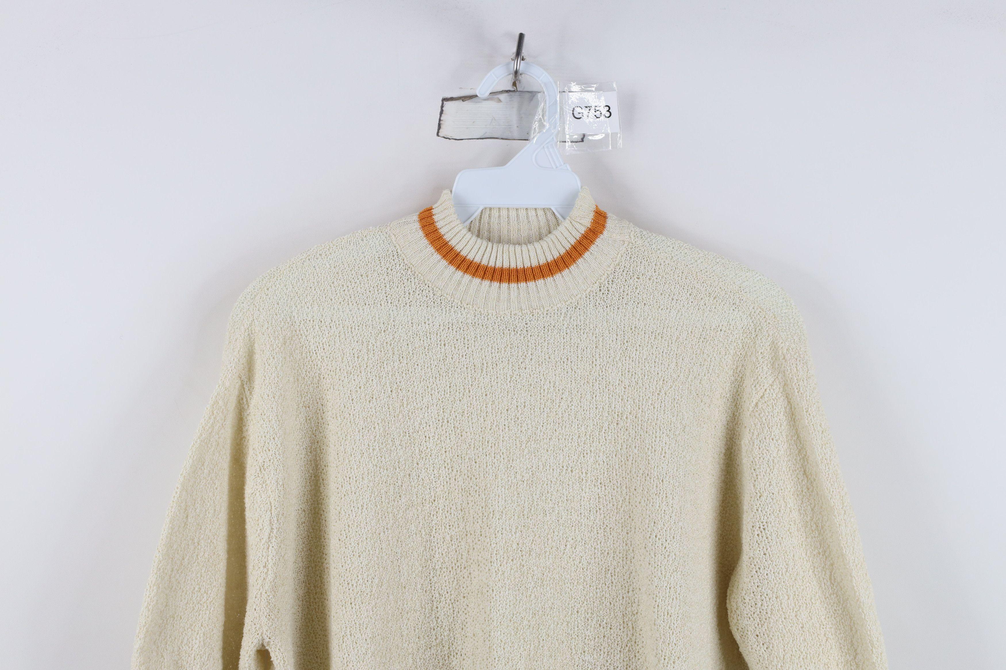 Vintage Vintage 50s 60s Streetwear Crochet Short Sleeve Sweater USA Size L / US 10 / IT 46 - 2 Thumbnail