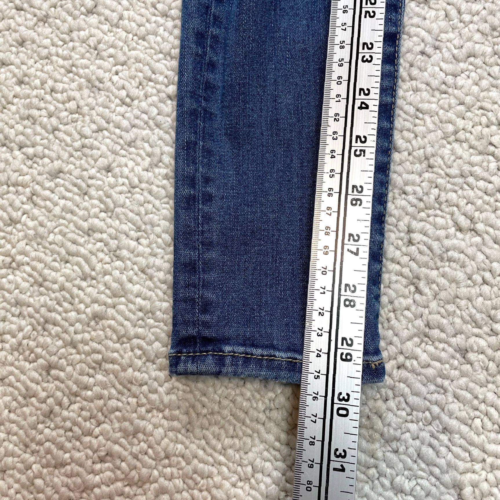 American Eagle Outfitters American Eagle Jeans Womens 4 Super Stretch High Rise Jegging Blue Dark Denim Size 27" / US 4 / IT 40 - 5 Thumbnail