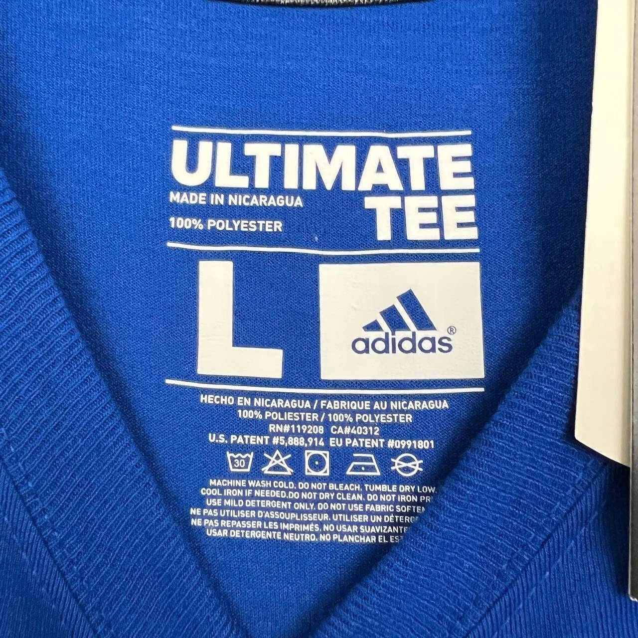 Adidas Kansas Jayhawks Shirt Men Adidas Short Sleeve Crew Neck L Size US L / EU 52-54 / 3 - 5 Thumbnail