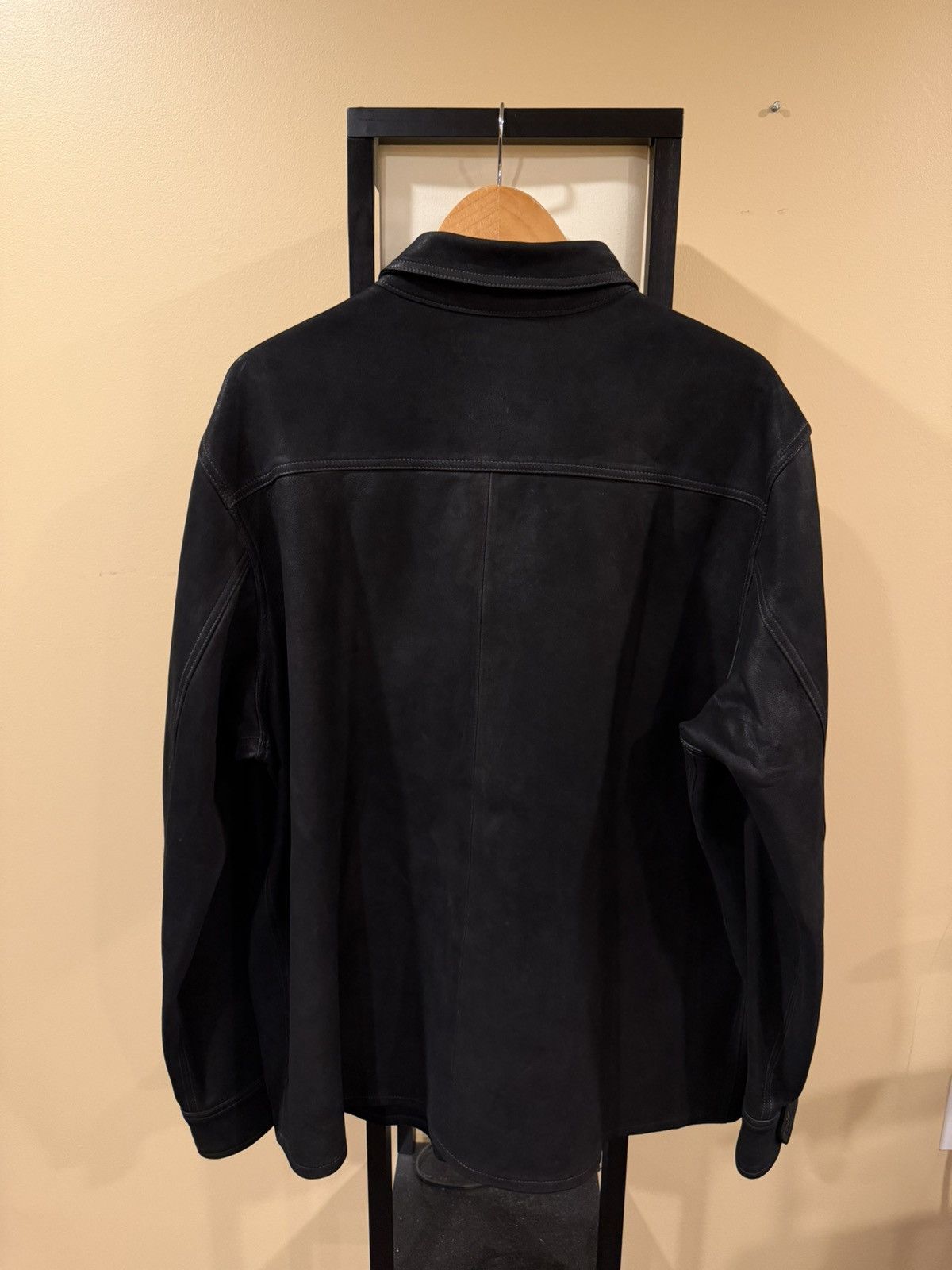 RRL Ralph Lauren RRL Ralph Lauren Roughout Sheep Suede Leather Workshirt Jack Size US XXL / EU 58 / 5 - 5 Thumbnail