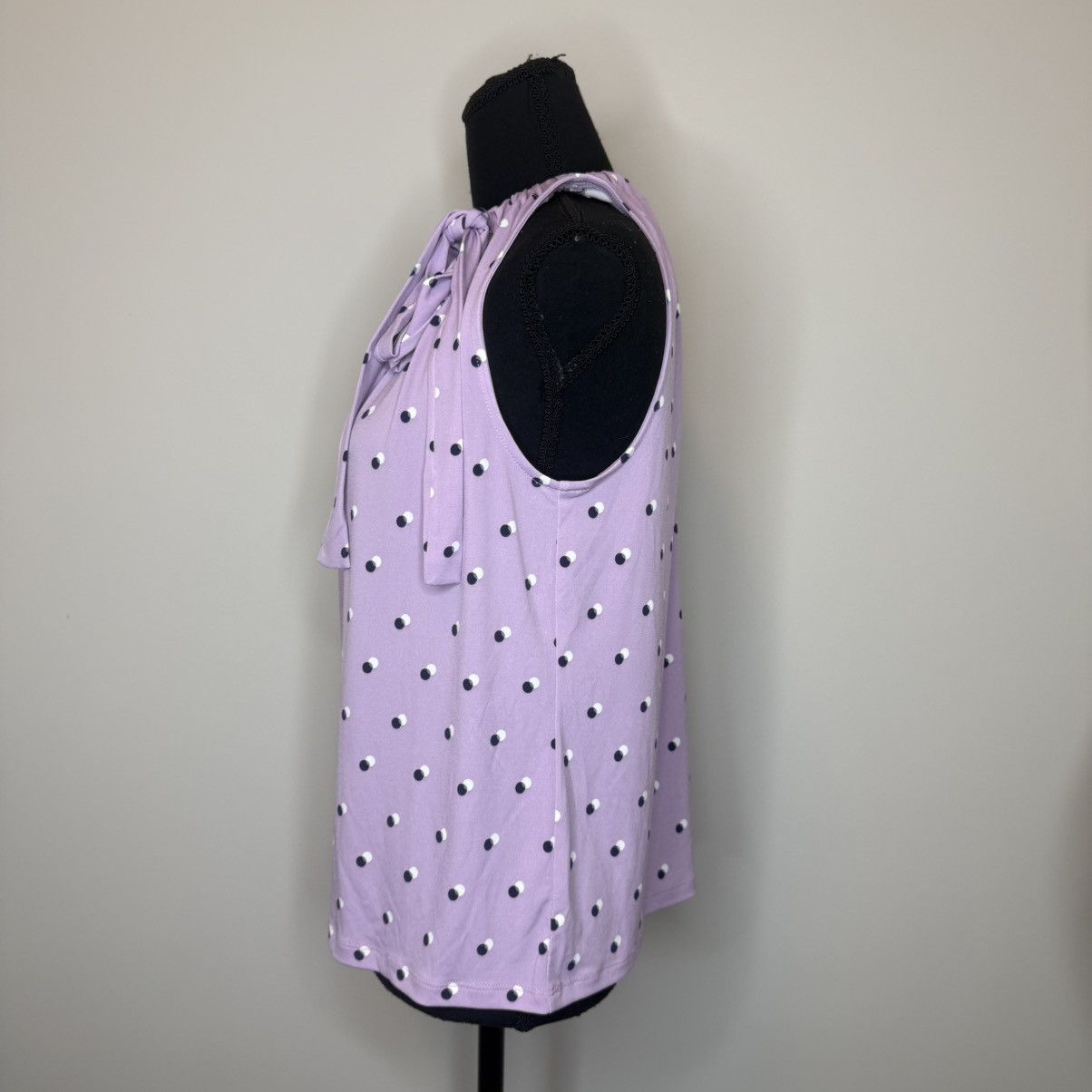 Ann Taylor Ann Taylor Lavender Polka Dot Halter Camisole Size S / US 4 / IT 40 - 2 Thumbnail