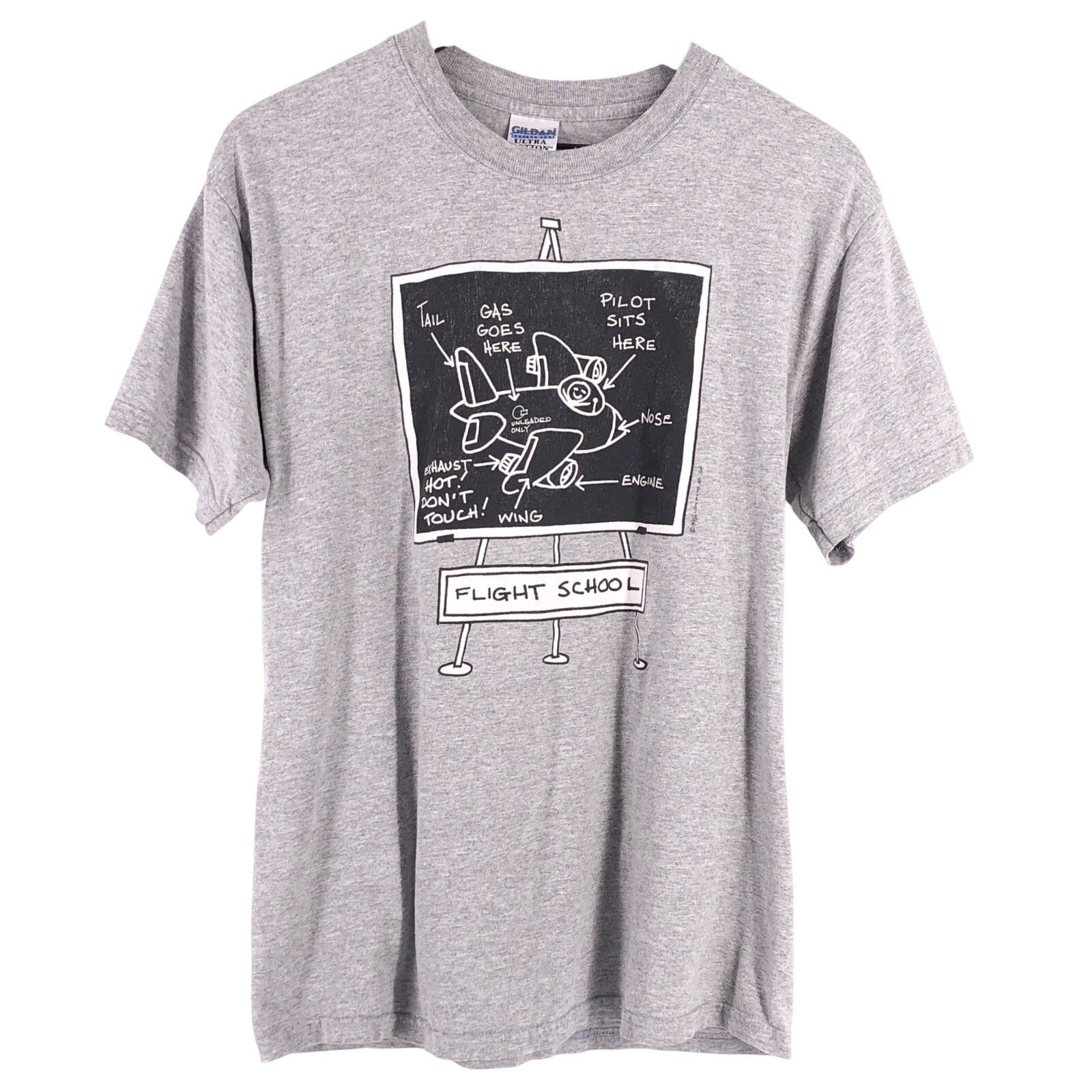Gildan × Vintage 90s flight school aviation 1998 graphic tshirt 1990s vintage Size US M / EU 48-50 / 2 - 1 Thumbnail