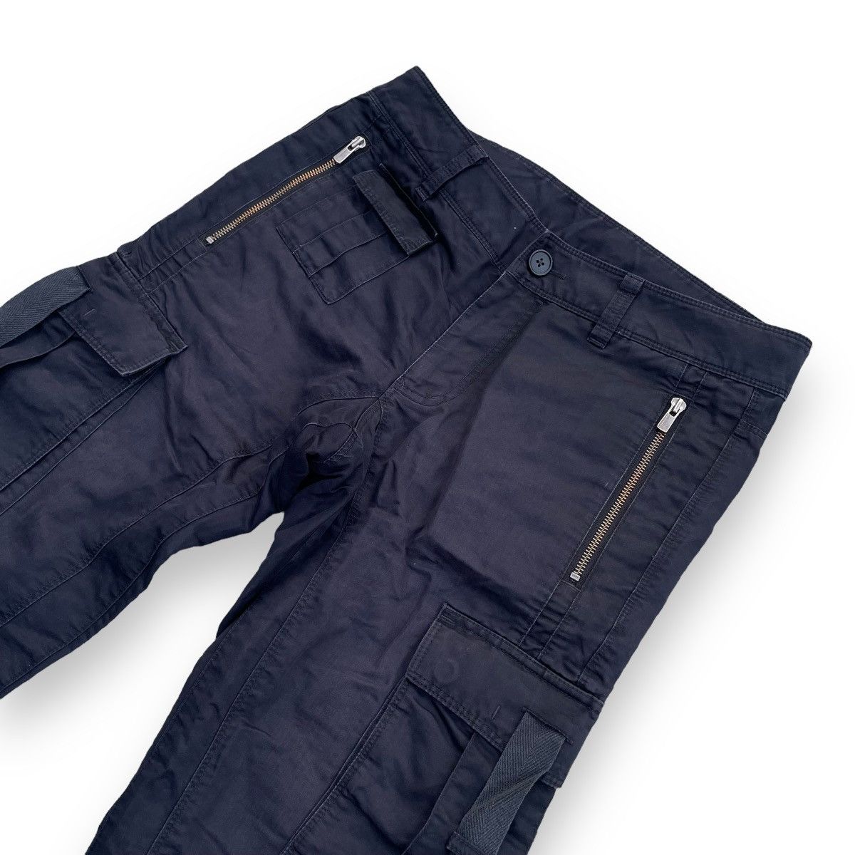 Black Barrett NEIL BARRET BY BLACK BARETT 7 POCKETS UTILITY CARGO PANTS Size US 31 - 3 Thumbnail