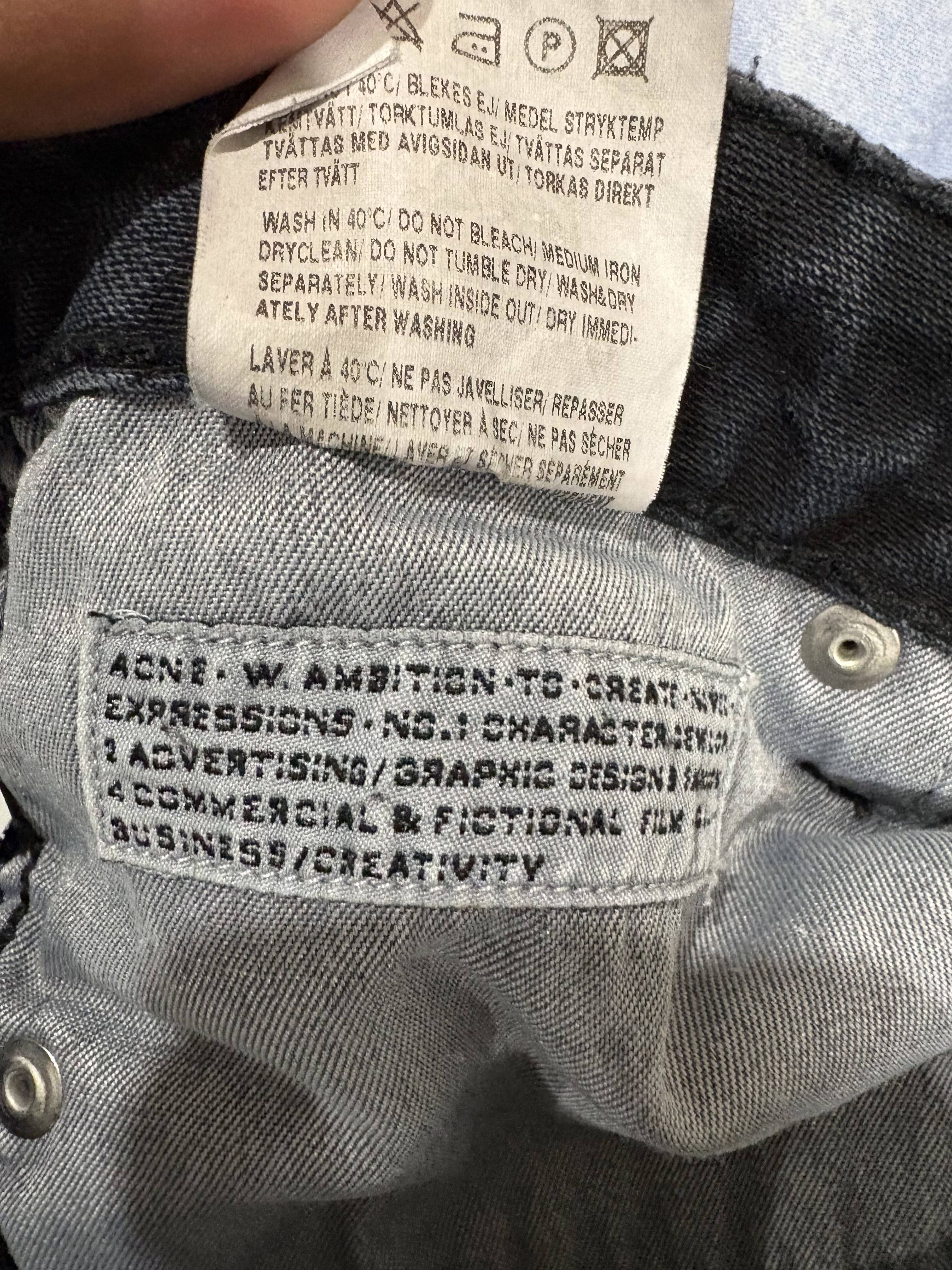 Acne Studios Acne Studios 'Storlek' Hug Denim Size 27" / US 4 / IT 40 - 5 Thumbnail