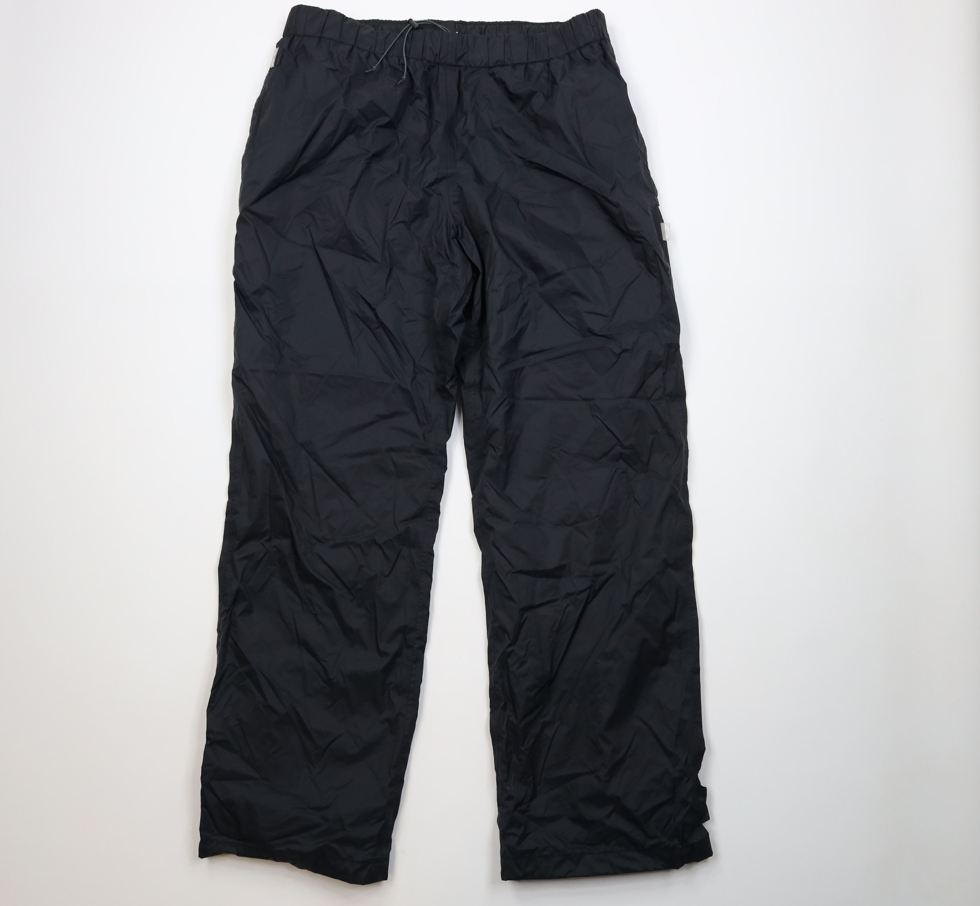 Vintage Columbia Waterproof Wide Leg Rain Pants Black