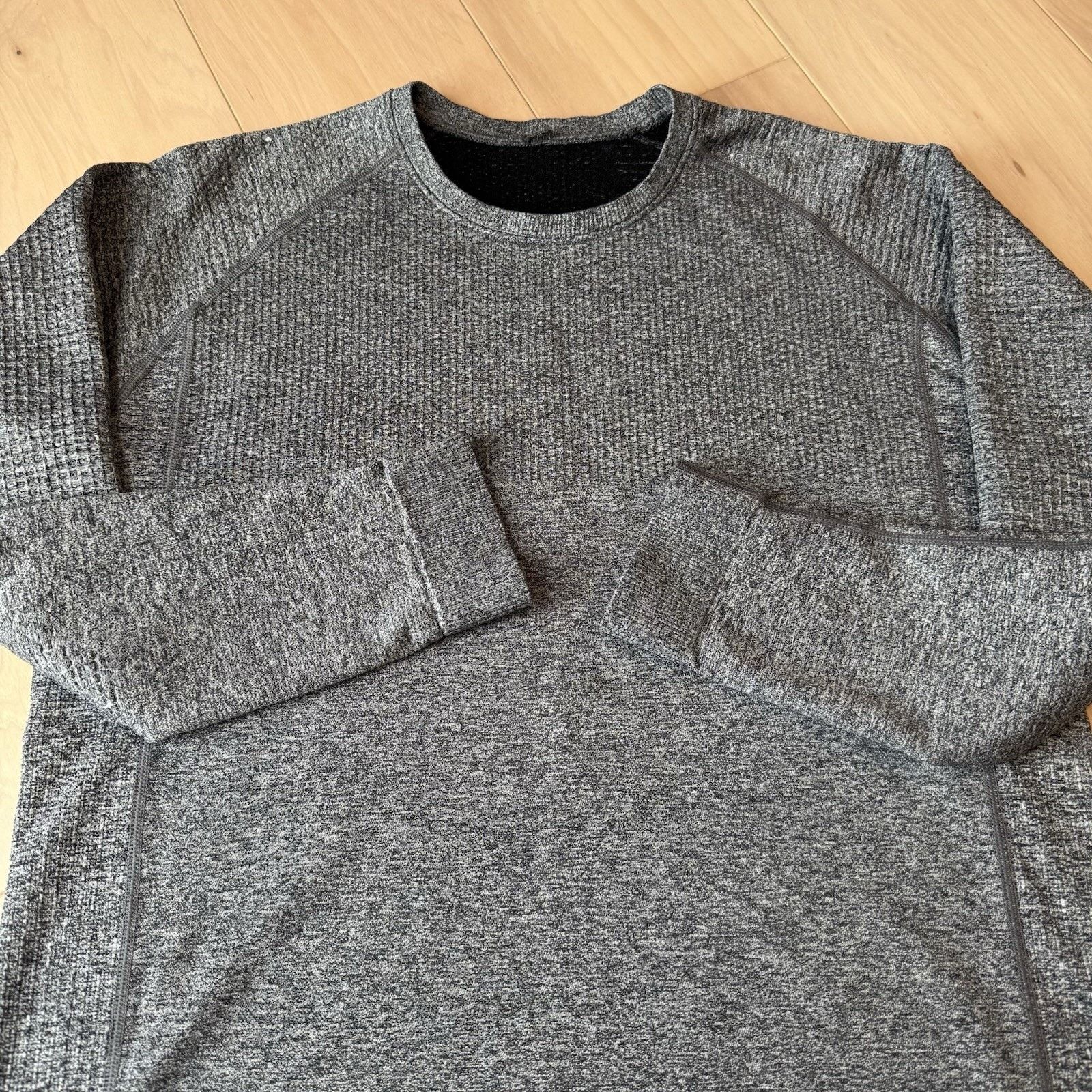 Lululemon Lululemon Engineered Warmth Crew L Gray Sweatshirt Size US L / EU 52-54 / 3 - 4 Thumbnail