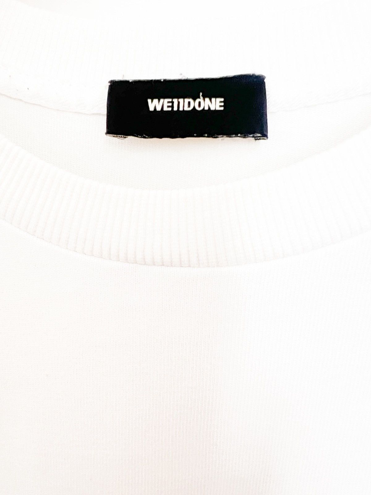 WE11DONE We11done White Wapen Logo T-shirt. Size US L / EU 52-54 / 3 - 4 Thumbnail