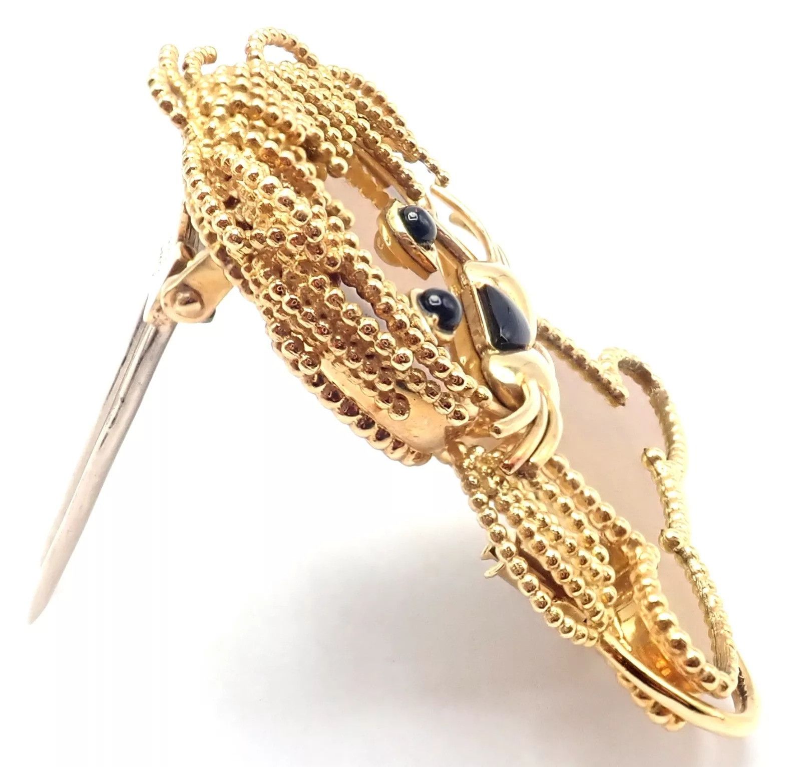 Van Cleef Arpels 18k Yellow Gold Tiger Eye Lucky Animals