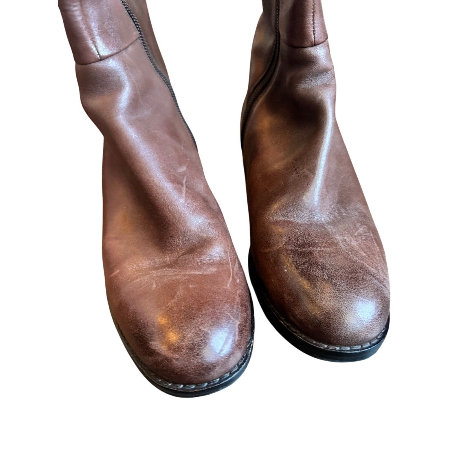 Cole Haan Cole Haan Riding Knee High Boots Wide Size 7 - Leather Size US 7 / IT 37 - 2 Thumbnail