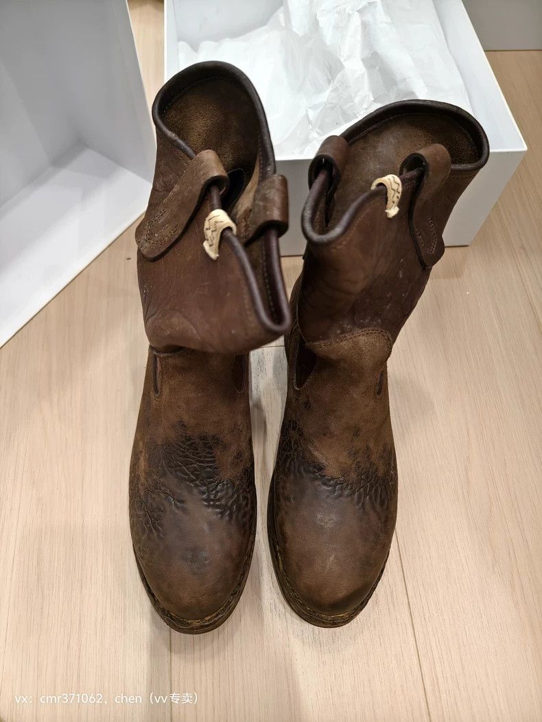 Visvim VISVIM WABANAKI BOOTS DK BROWN | Grailed