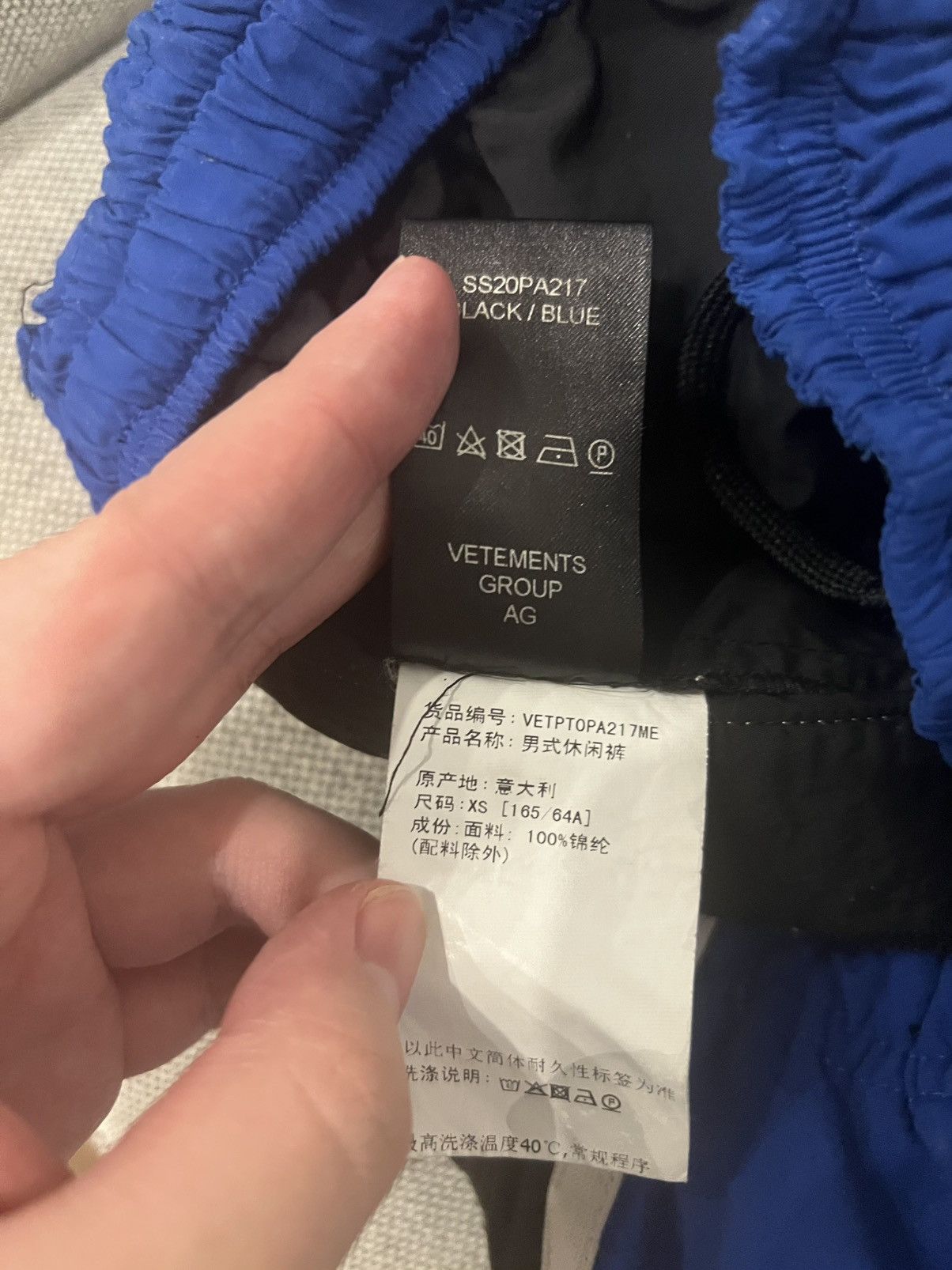 Vetements Vetements 20SS Blue Stripe Pants Size US 30 / EU 46 - 8 Thumbnail