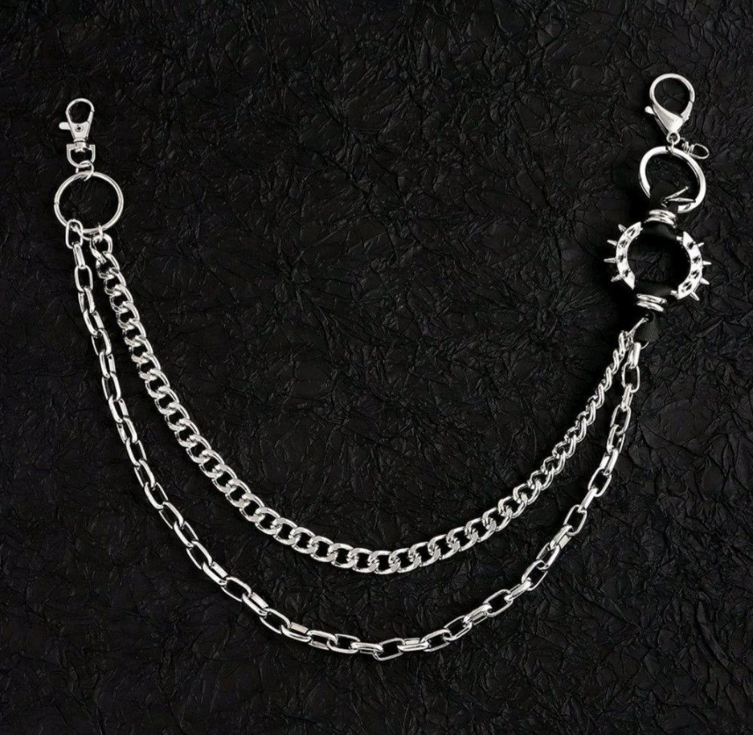 Japanese Brand Unnamed lanyard punk rock chain pant Size ONE SIZE - 1 Preview