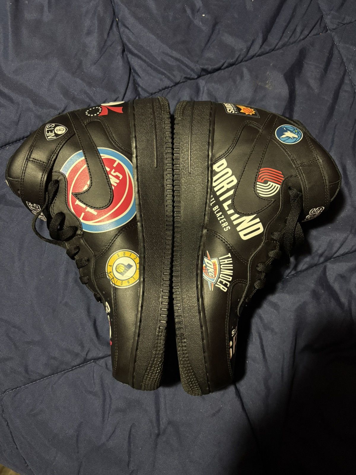 Supreme Supreme x Nba x Airforce 1 Mids Size US 9.5 / EU 42-43 - 2 Thumbnail