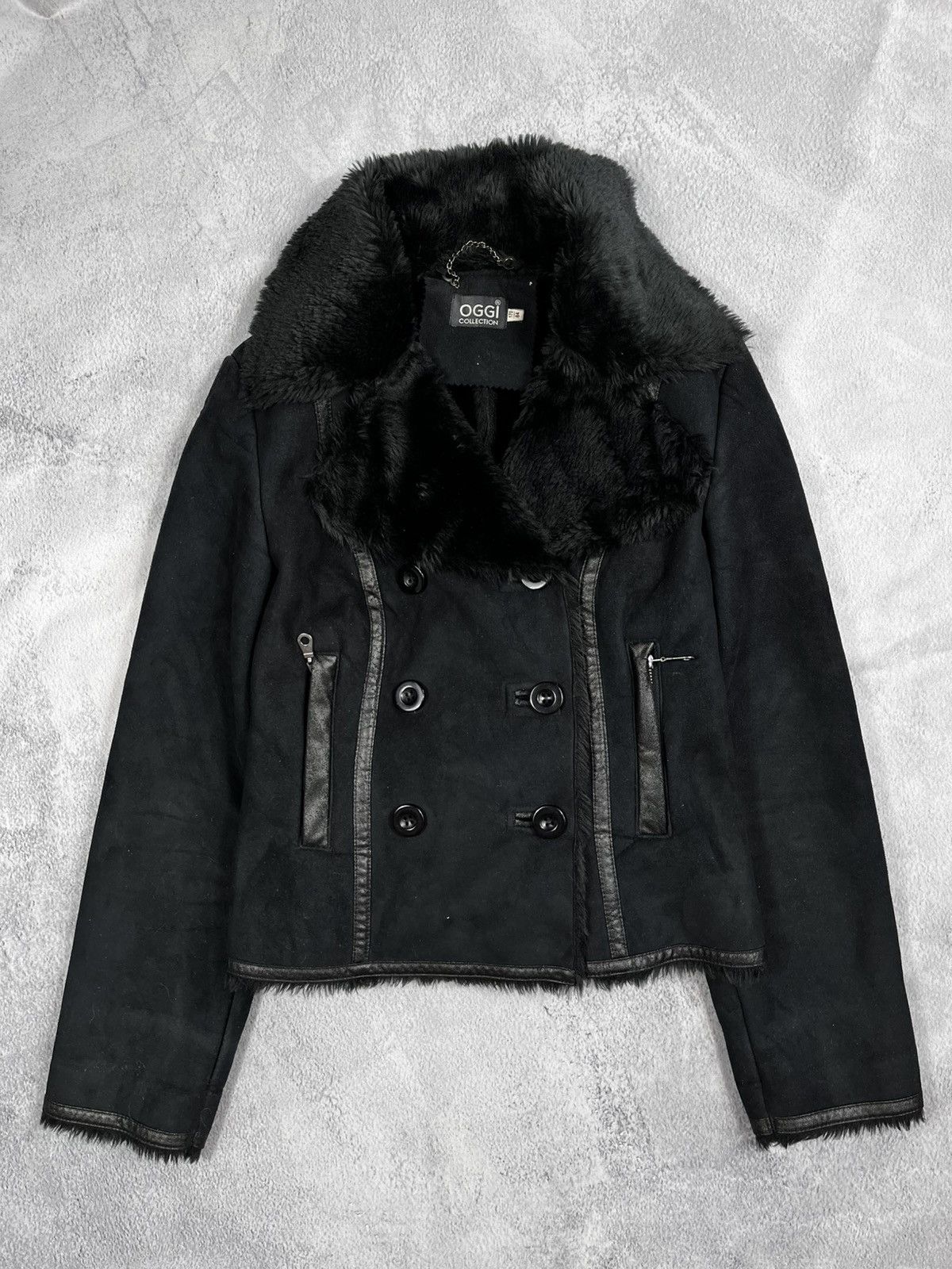 Vintage Vintage Y2K fur faux sheepskin coat 00s style M Size M / US 6-8 / IT 42-44 - 1 Thumbnail