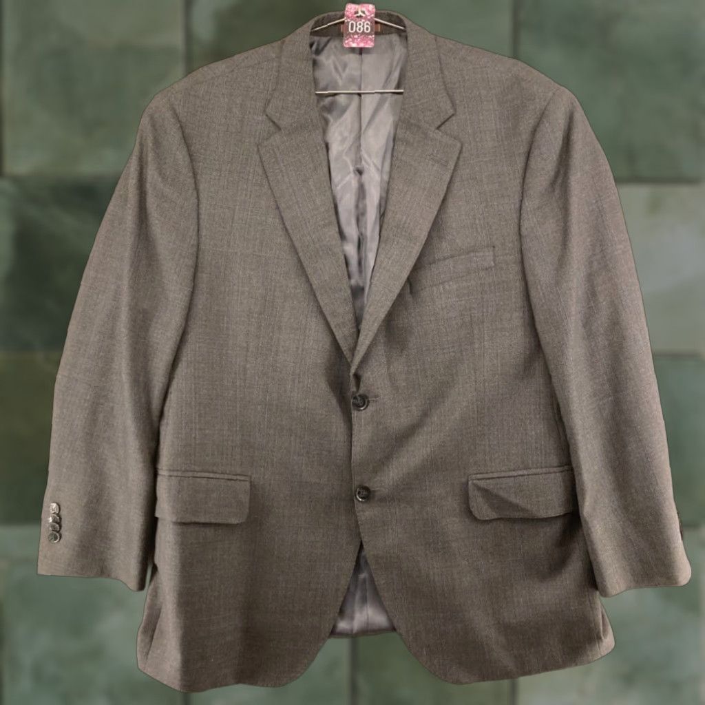 Peter Millar Peter Millar Mens Suit Jacket 46R Gray Wool Size 46R - 1 Thumbnail