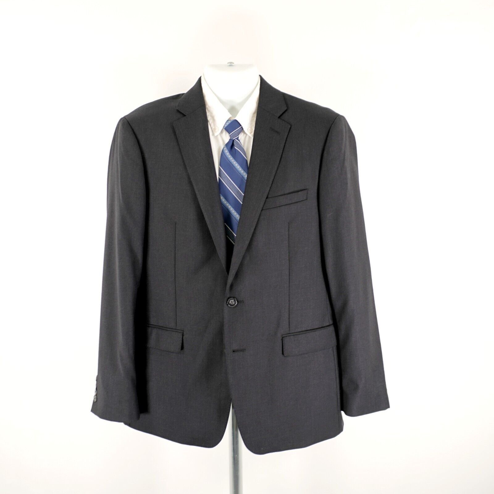 Calvin Klein Calvin Klein Wool Gray 2 Button Blazer 40S Tagged 42R Size 40S - 5 Thumbnail