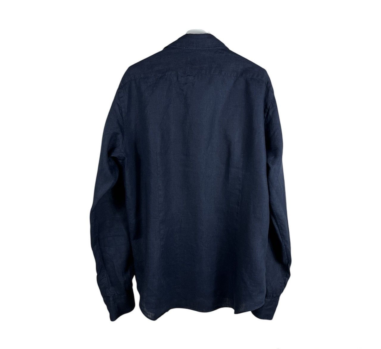 Kamakura Kamakura Maker’s shirt linen navy casual Japanese brand Size US M / EU 48-50 / 2 - 2 Thumbnail