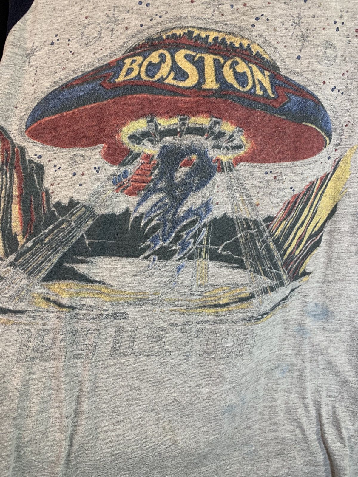 Band Tees × Vintage *RARE* Vintage 1979 Boston USA Tour Raglan Band Shirt Size US L / EU 52-54 / 3 - 5 Thumbnail