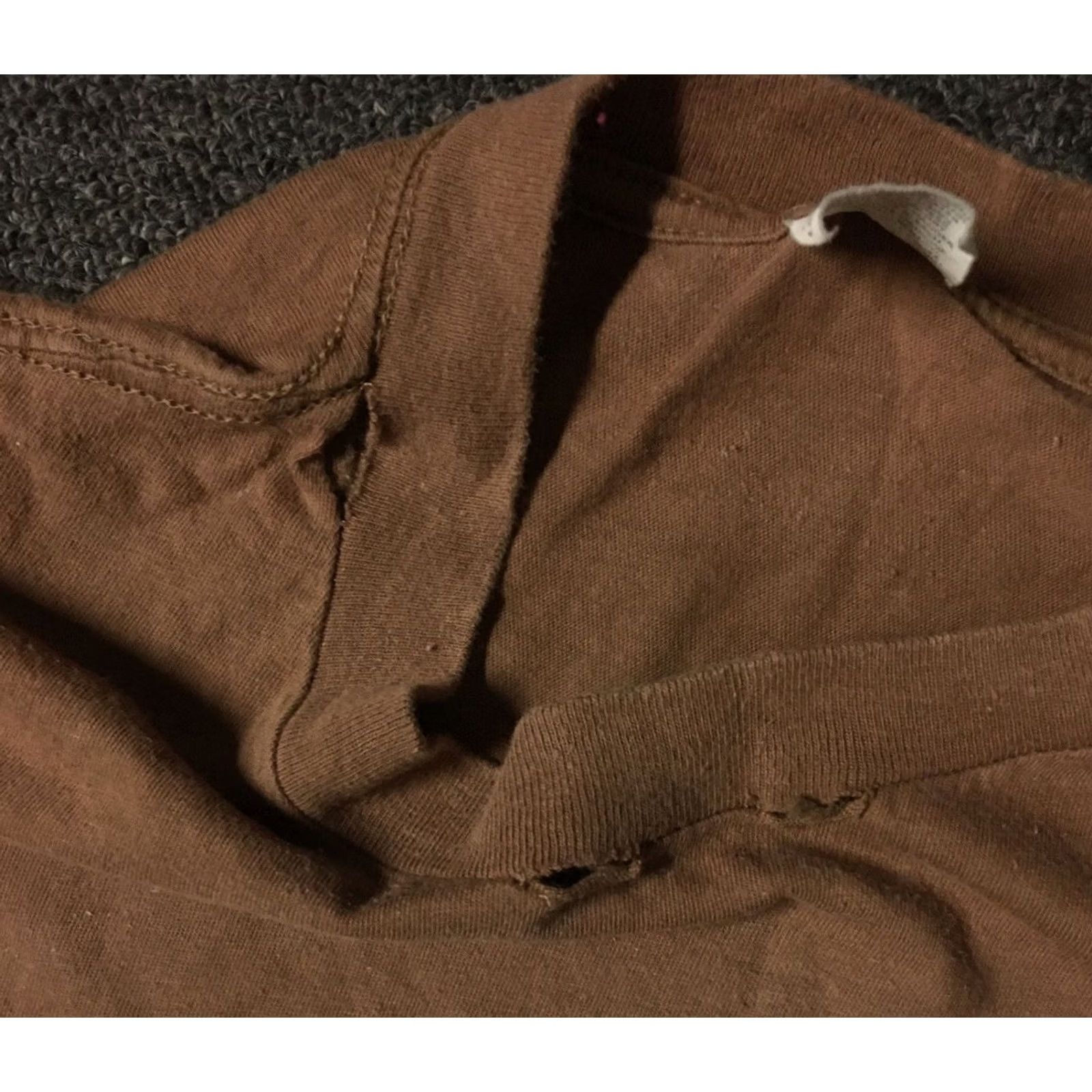 Vintage VINTAGE US Army PFU Distressed Shirt M Mens Brown 90s 80s College Grunge Military Graphic Tee Single Stitch Crew Neck Short Sleeve Size US M / EU 48-50 / 2 - 6 Thumbnail