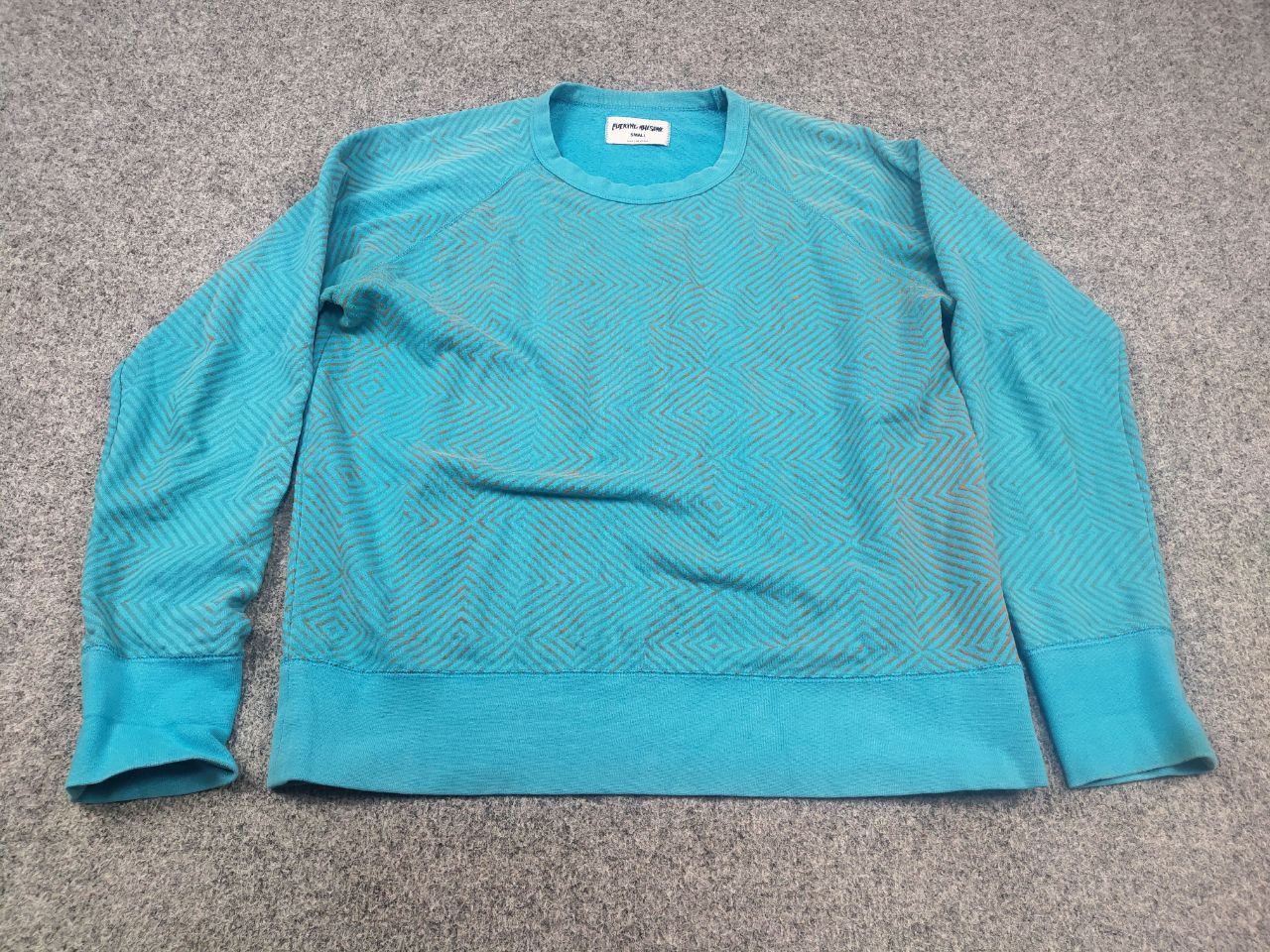 Fucking Awesome Fucking Awesome LSD Blue Pattern Crew chek Sweatshirt Size US S / EU 44-46 / 1 - 3 Thumbnail