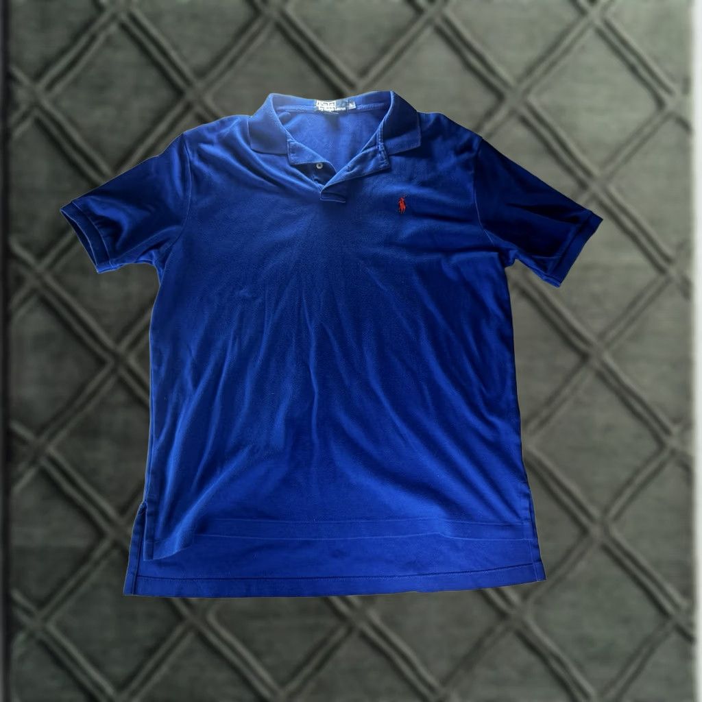 Polo Ralph Lauren VTG Polo Ralph Lauren Polo Shirt Mens Large Royal Blue Red Pony 90s Golf Polo Shirt Size US L / EU 52-54 / 3 - 1 Thumbnail