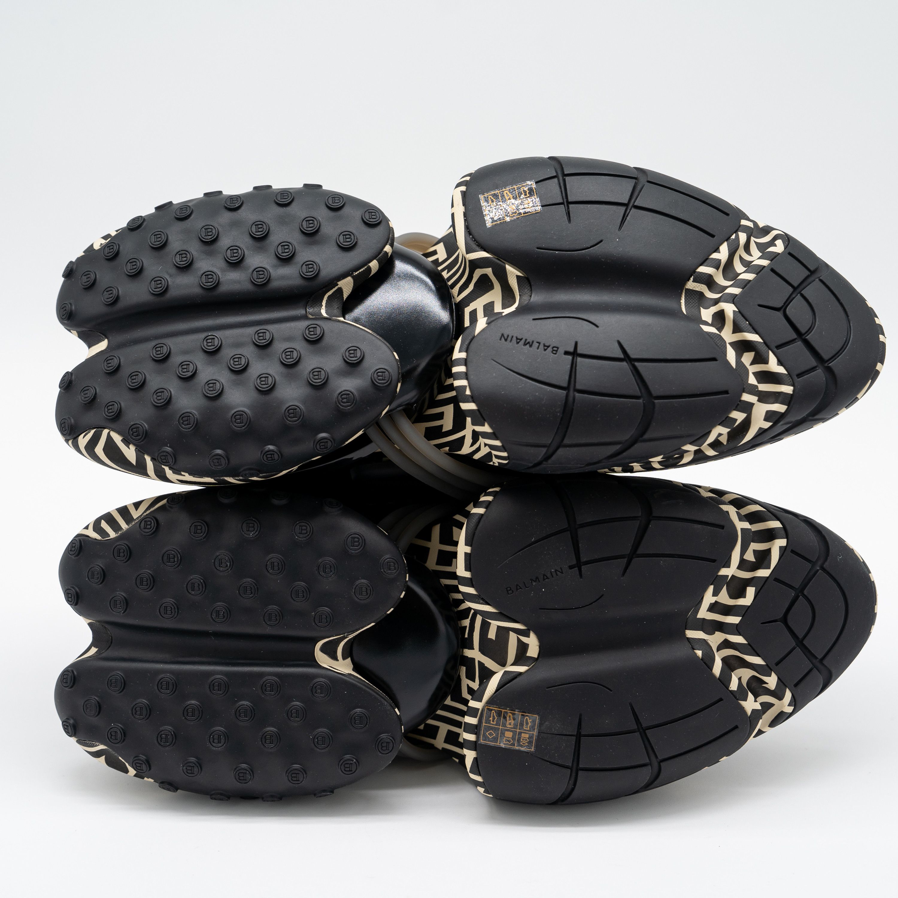 Balmain 42 9 US Balmain Unicorn Black White Monogram Sneakers Size US 9 / EU 42 - 6 Thumbnail