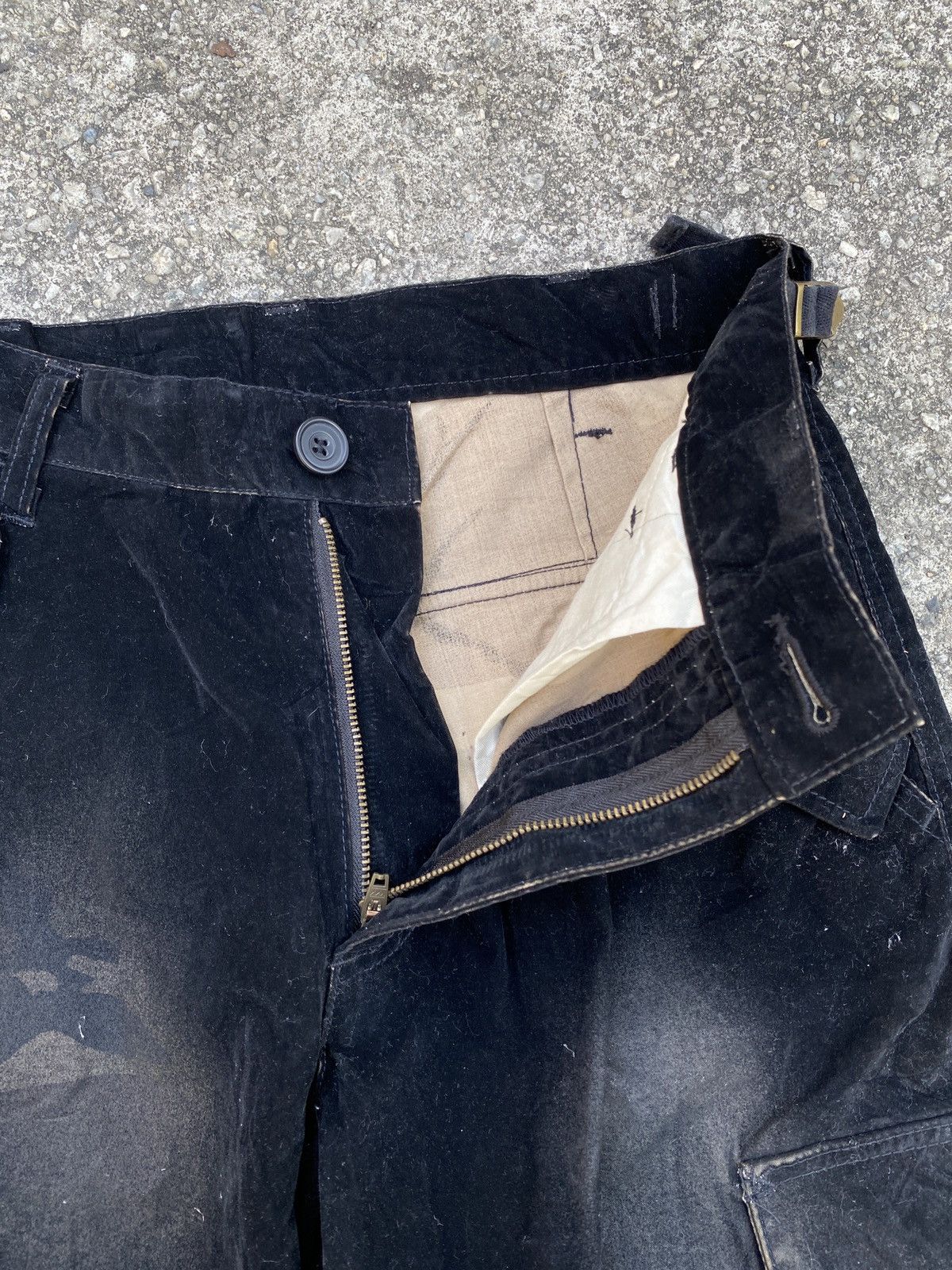 Japanese Brand Allix Design Japan Moleskin Tactical Cargo Pant Size US 29 - 15 Thumbnail