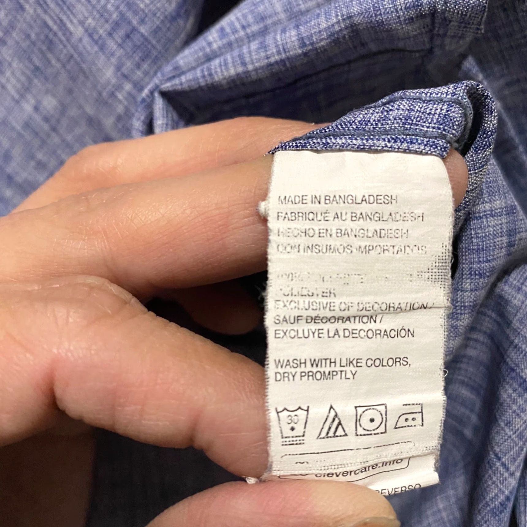 Izod IZOD Saltwater Shirt Mens Large Blue Button Front Vented Outdoor Hiking Fishing Casual Shirt MX Size US L / EU 52-54 / 3 - 4 Thumbnail