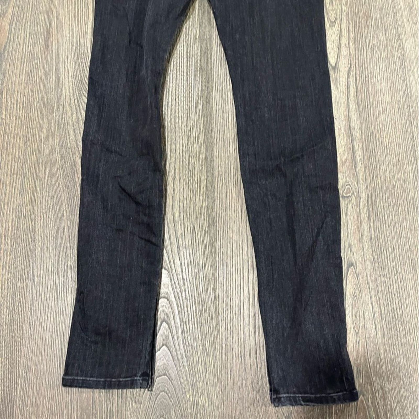 Vince Vince Skinny Jeans Mid Rise Zip Hem Denim Cotton Blend Sz 27 Size 27" / US 4 / IT 40 - 14 Thumbnail