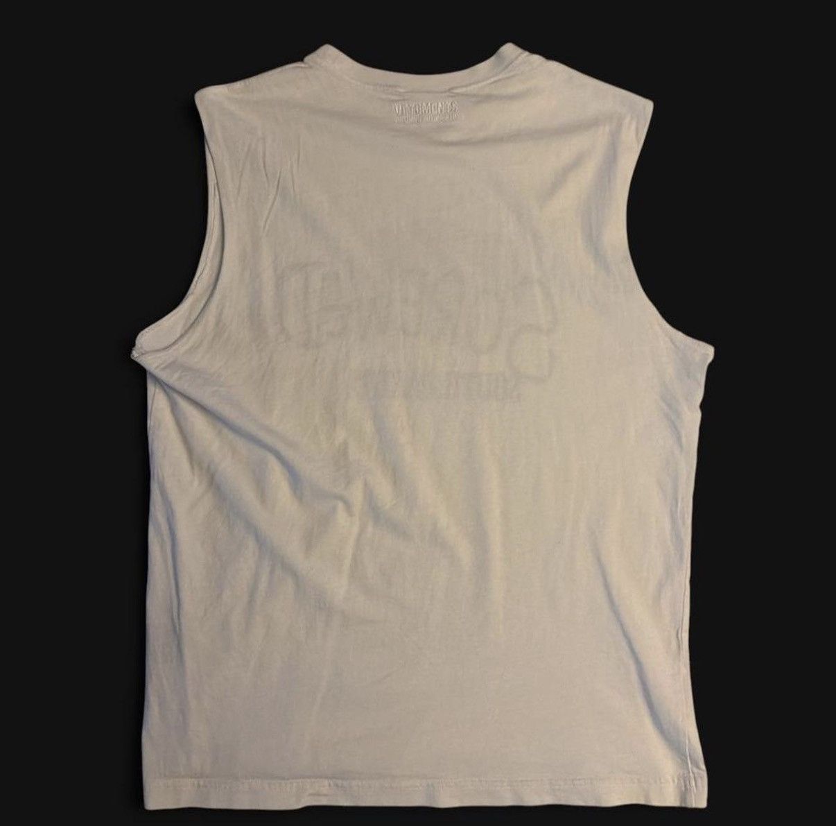 Vetements Vetements “south dakota screwed” white tank top Size US M / EU 48-50 / 2 - 2 Thumbnail