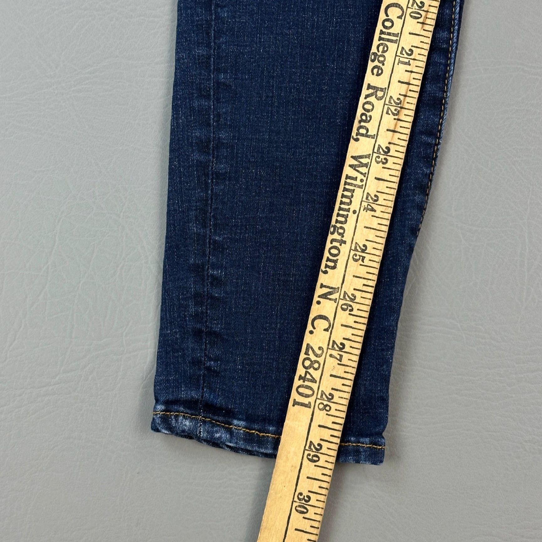Vintage BLANKNYC Jeans Women's 28 28x29 Dark Wash The Great Jones High Riser Skinny Jeans Size 28" / US 6 / IT 42 - 3 Thumbnail