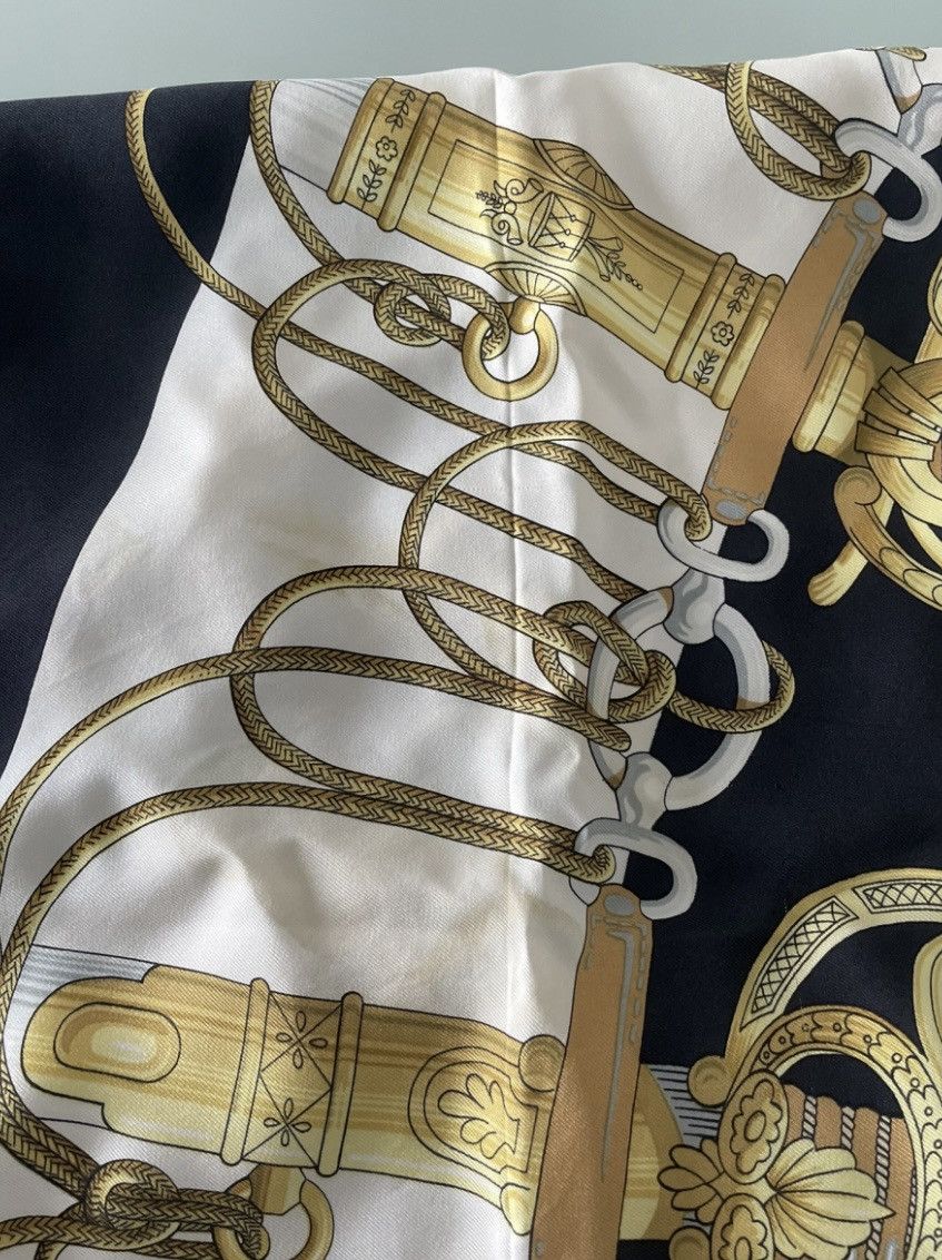 Hermes Navy Hermes scarf Size ONE SIZE - 8 Thumbnail