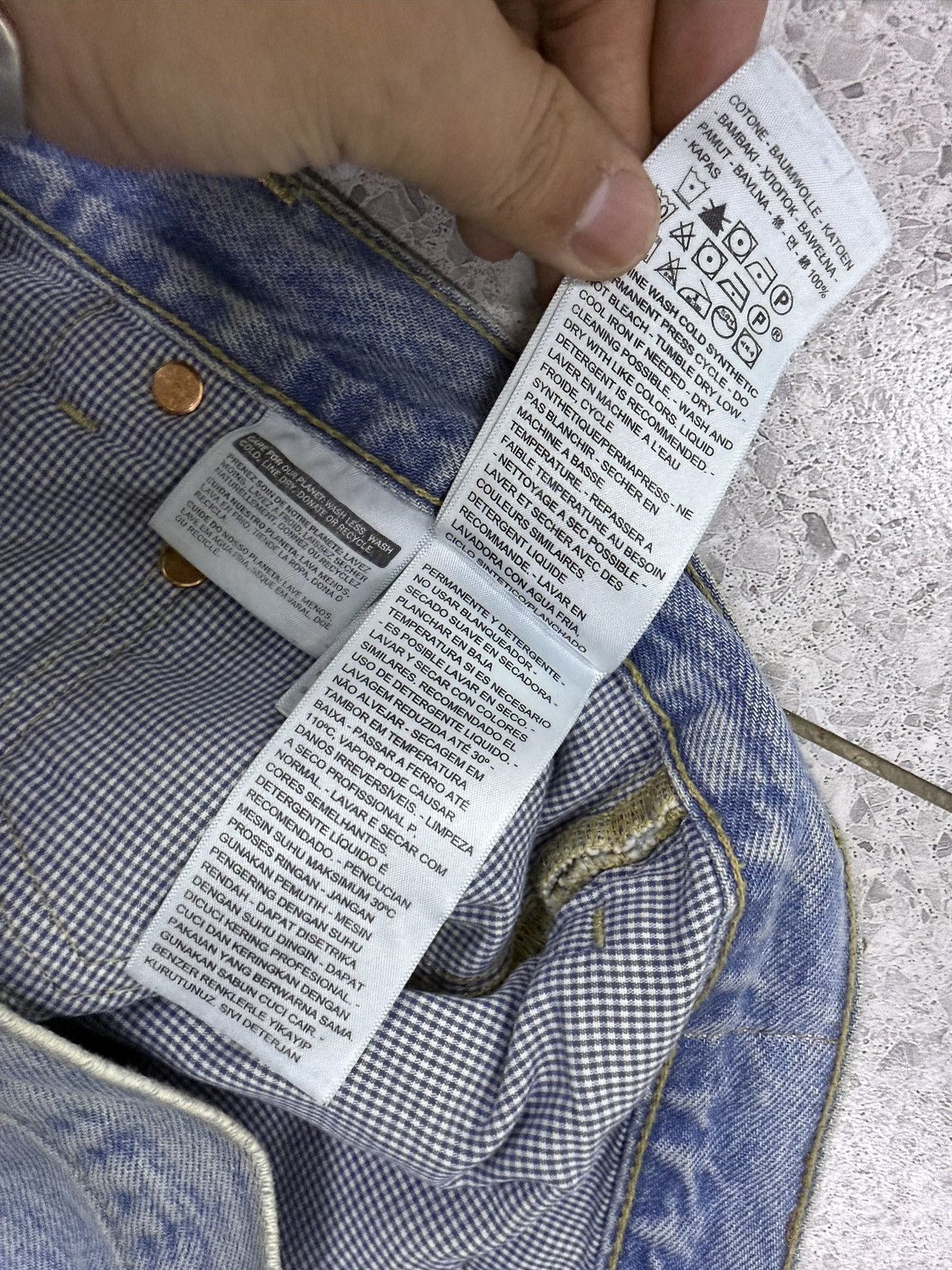 Vetements Vetements 18aw destroyed denim Size US 33 - 7 Thumbnail