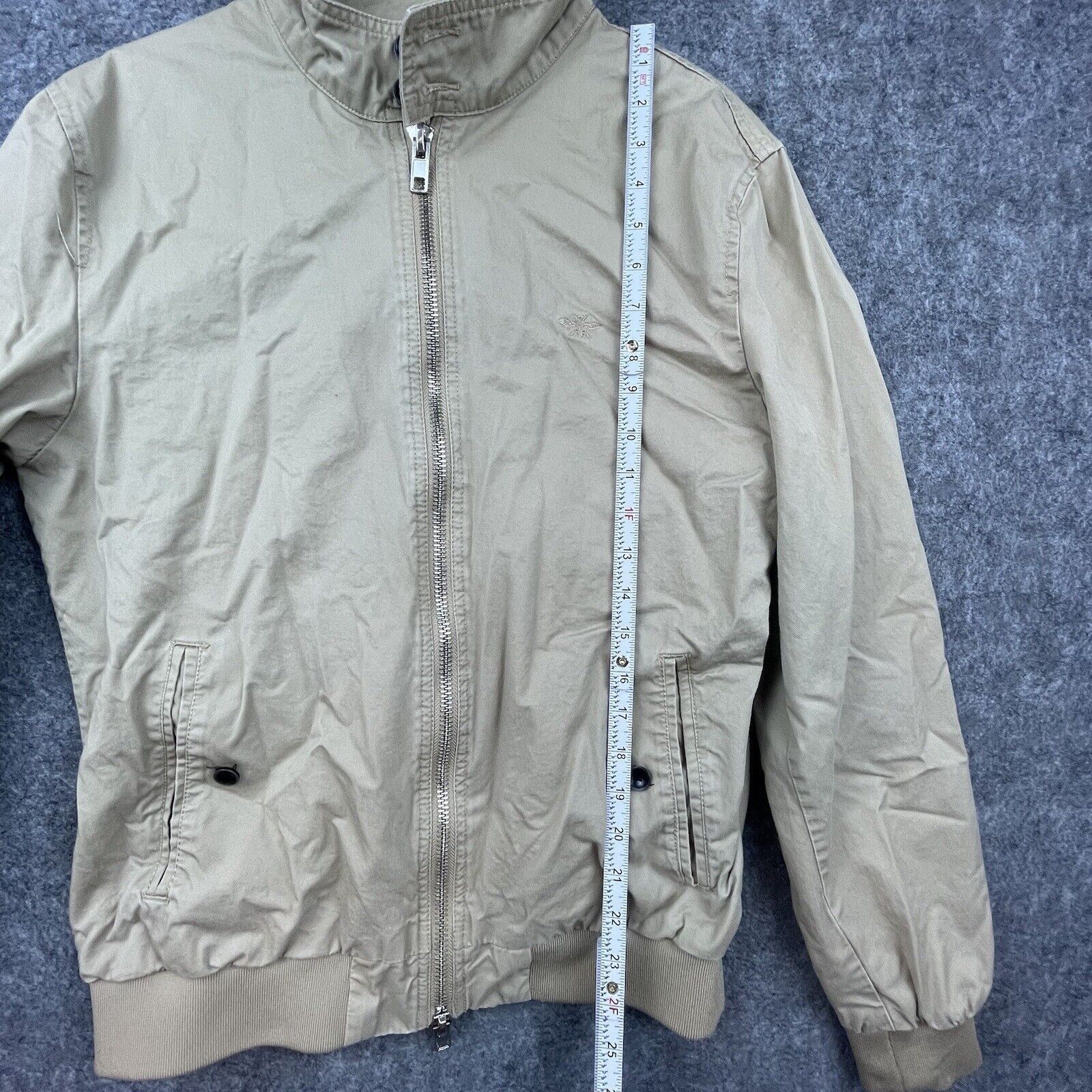 River Island River Island Bomber Jacket Medium Tan Retro Moto Attendant Size US M / EU 48-50 / 2 - 7 Thumbnail