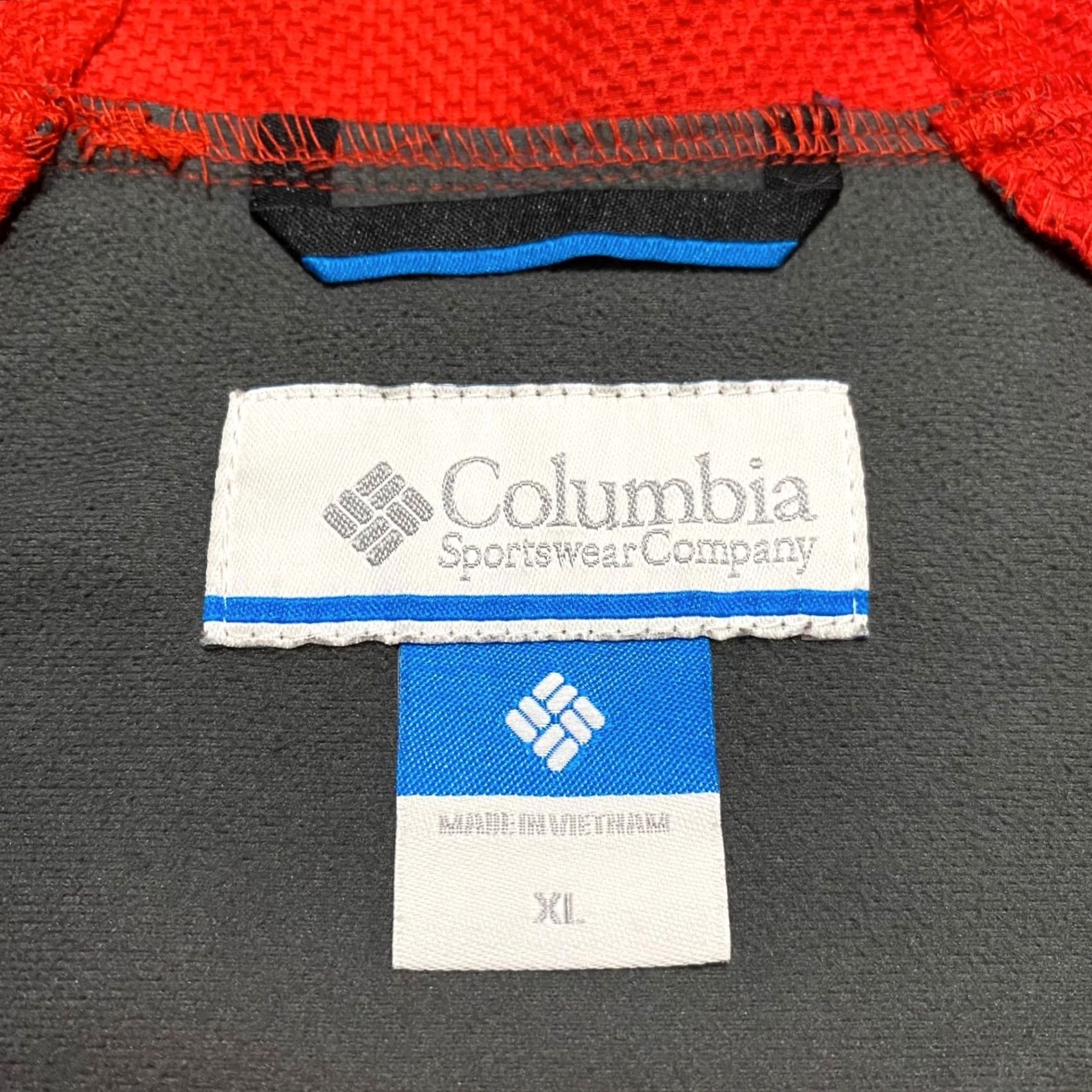 Vintage Columbia Omni-Shield Jacket Windbreaker Red Womens XL Zip Hooded Pockets Fall Winter Spring Adult Women Size XL / US 12-14 / IT 48-50 - 3 Thumbnail