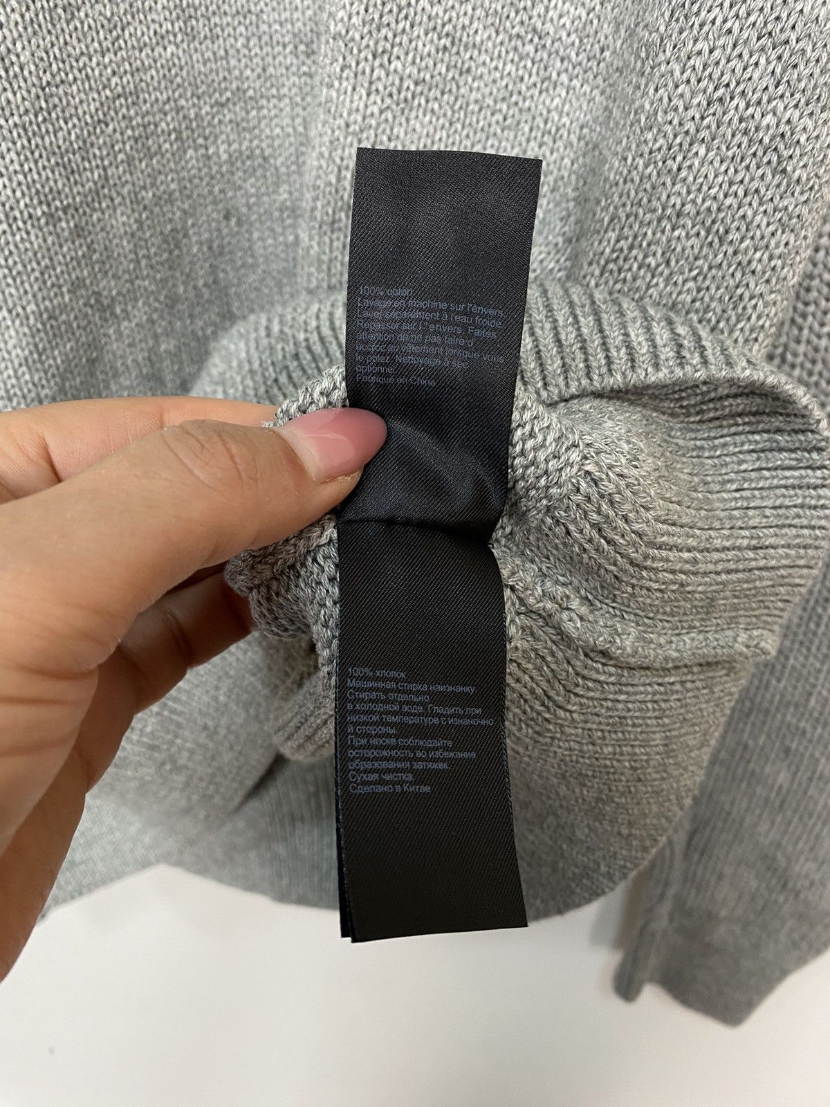 Allsaints Allsaints Grey Cotton Garr Crew Jumper Sweater Men’s Size M Size US M / EU 48-50 / 2 - 7 Thumbnail