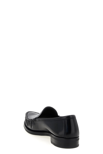 Prada PRADA Black Leather Loafers New And Authentic Size US 5.5 / EU 38 - 3 Thumbnail