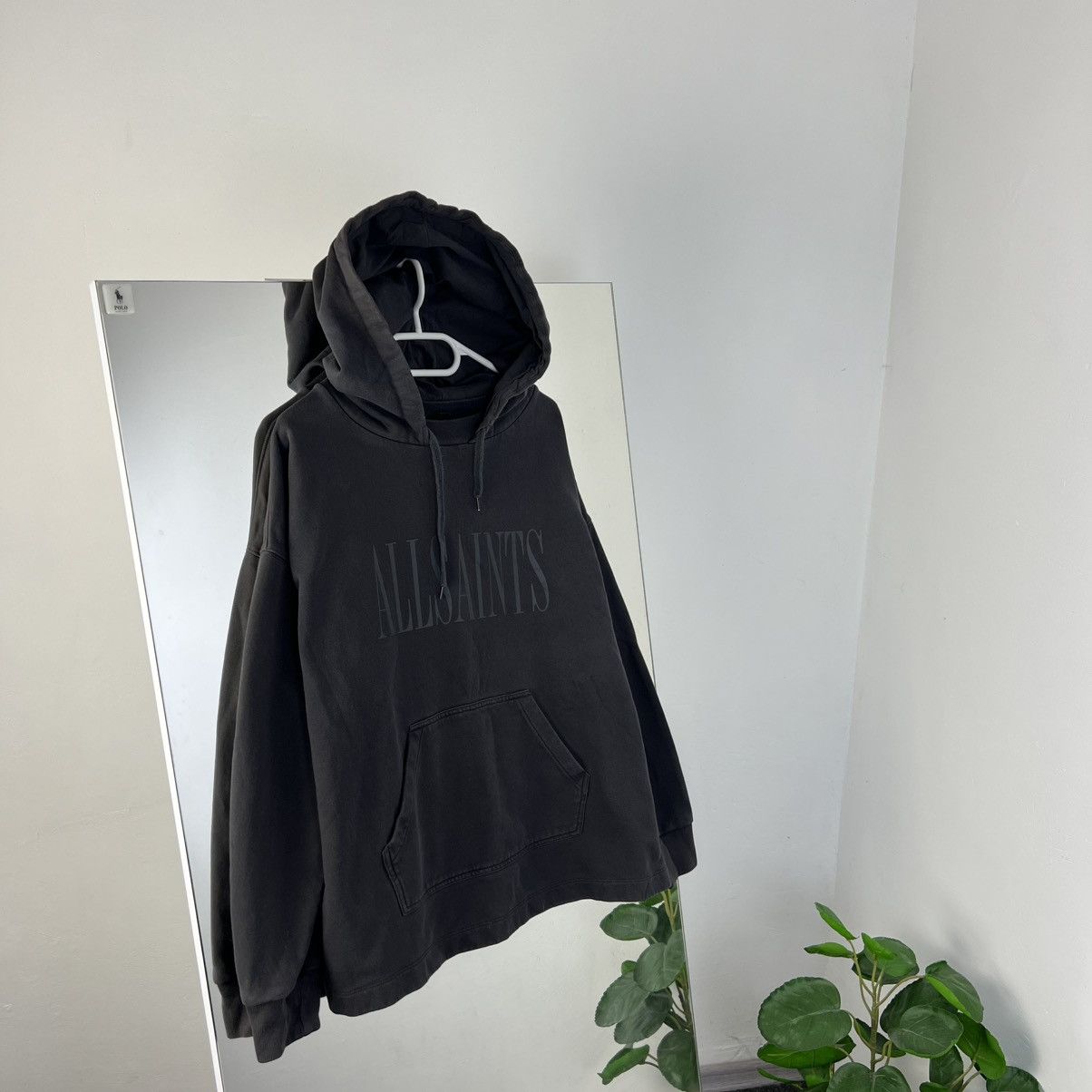 Allsaints Vintage Y2K AllSaints Big Logo Oversized Fit Hoodie Size US M / EU 48-50 / 2 - 1 Thumbnail