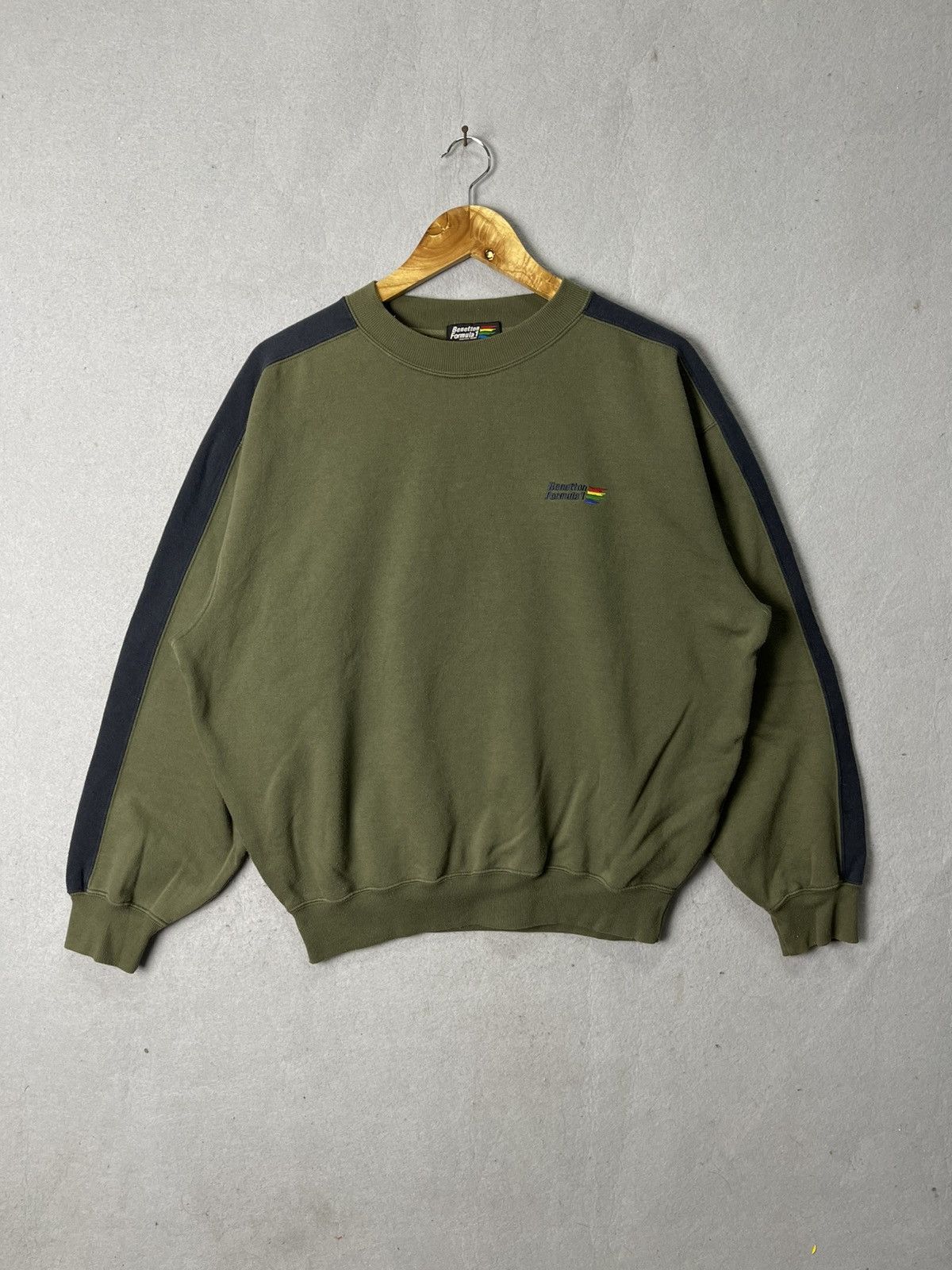 Benetton Vintage Benetton Formula 1 Racing Team Crewneck Sweatshirt Size US L / EU 52-54 / 3 - 1 Thumbnail