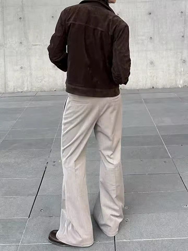 Japanese Brand Brown PU Suede Trucker Jacket - Western Style Size US XXL / EU 58 / 5 - 8 Thumbnail
